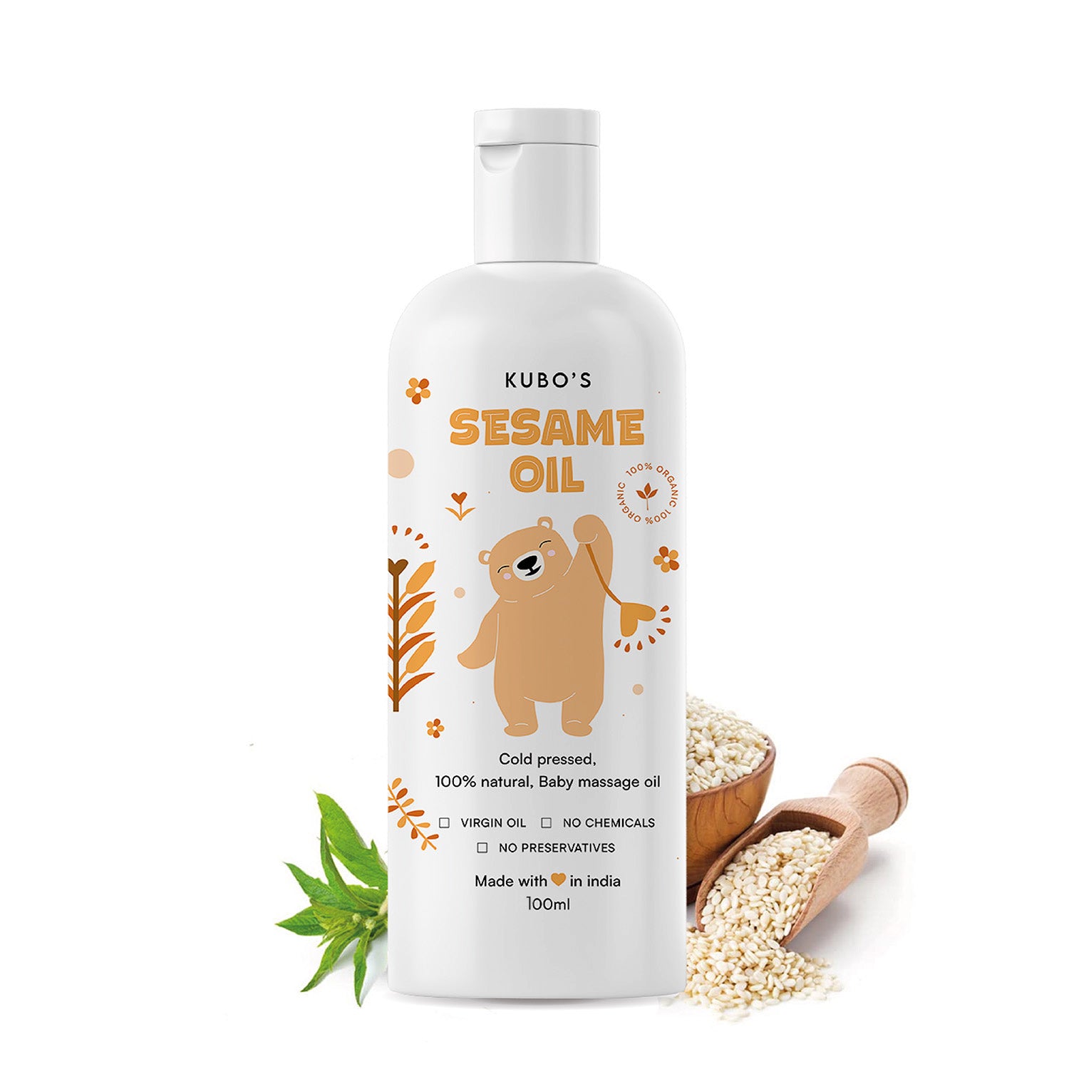 Kubo's Sesame Massage Oil (100ml)