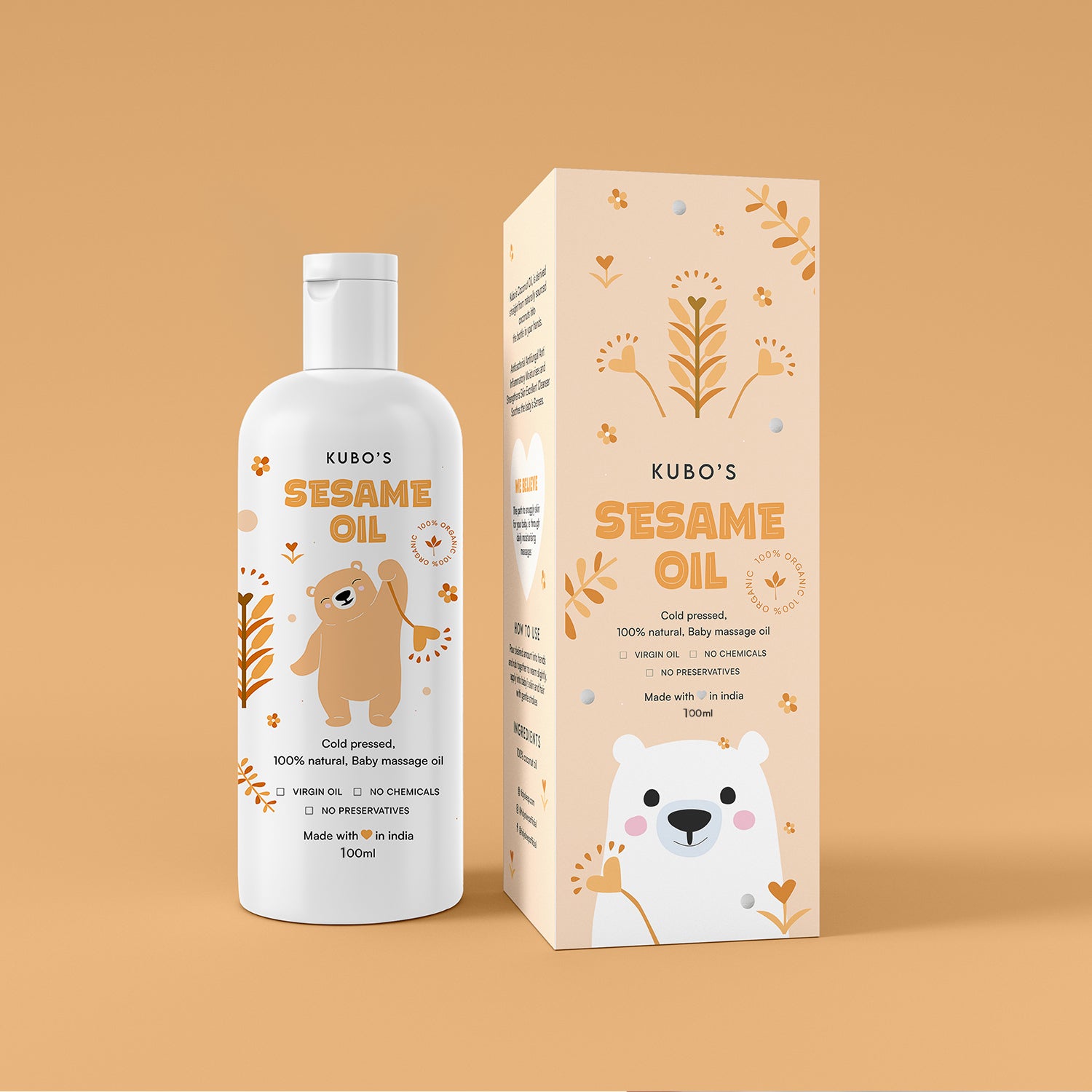 Kubo's Sesame Massage Oil (100ml)