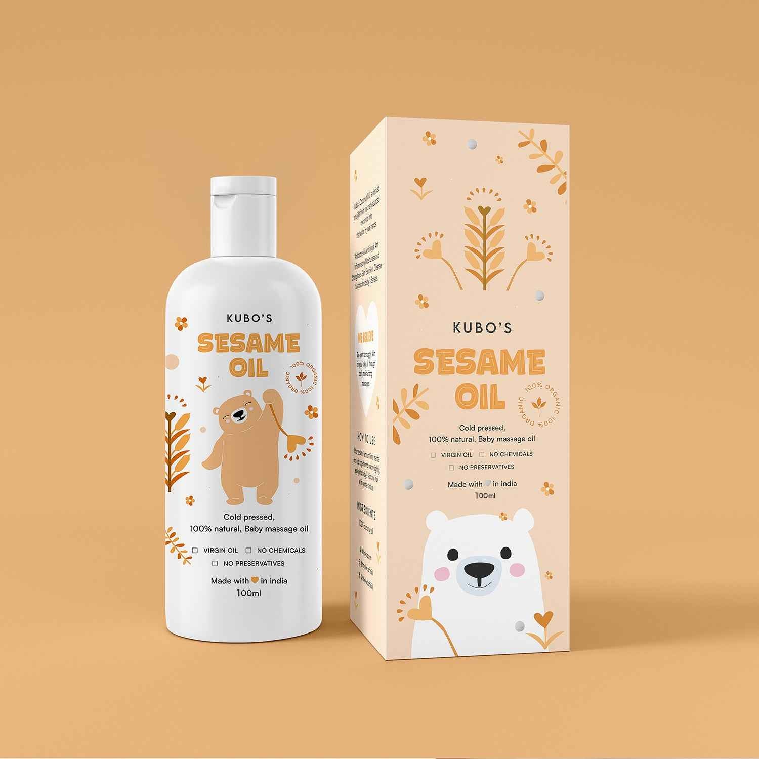Kubo's Sesame Massage Oil (100ml)