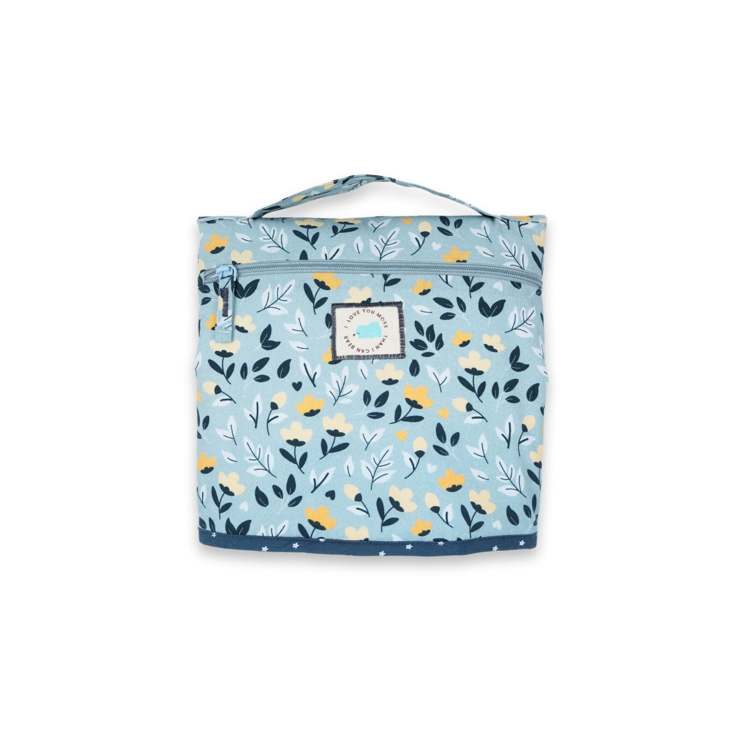 Tidy Sleep Diaper and Travel Mat Mom & Me Green Flower