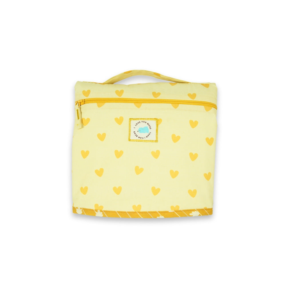 Tidy Sleep Diaper and Travel Mat Sunshine Hearts