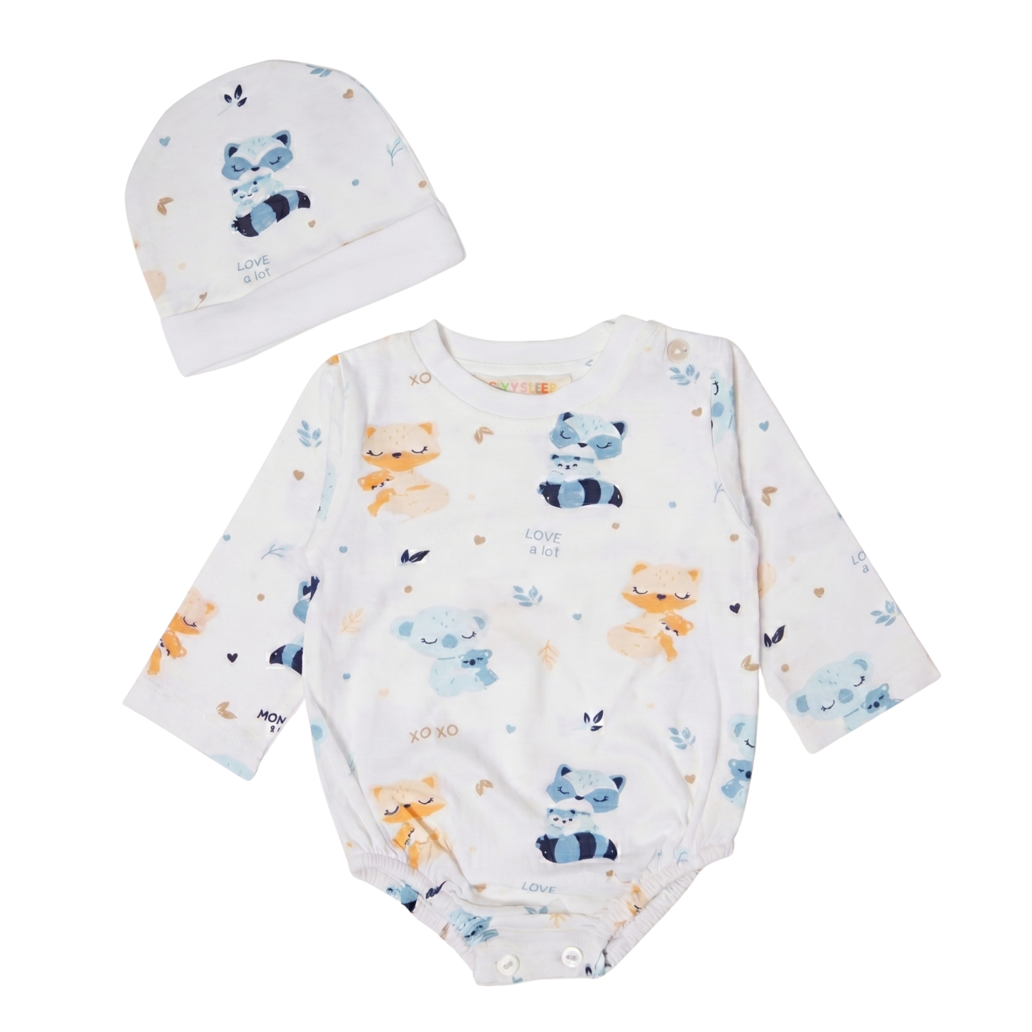 Onesie with Cap Set for Newborns - Mom & Me