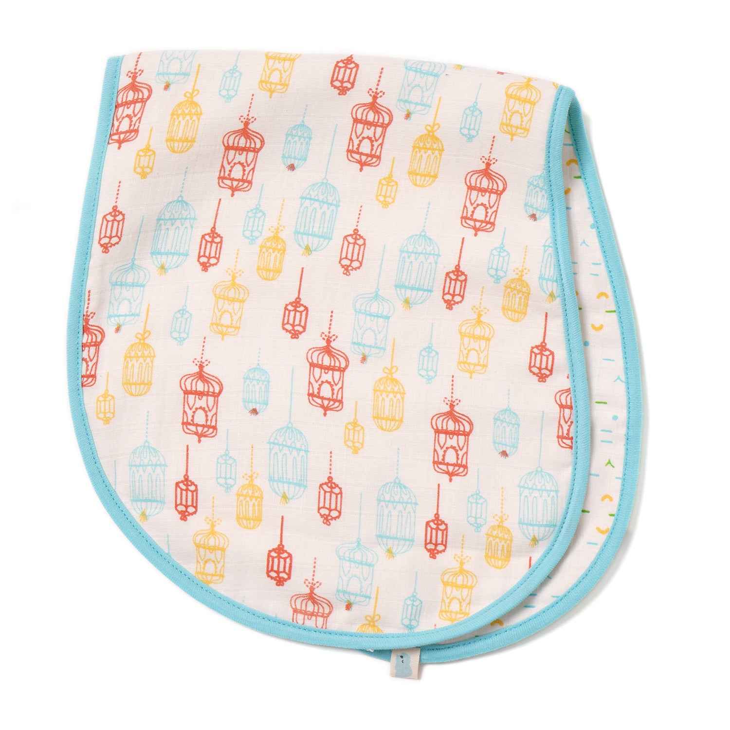 Muslin Burp Cloth – Lines & Dots Lamp