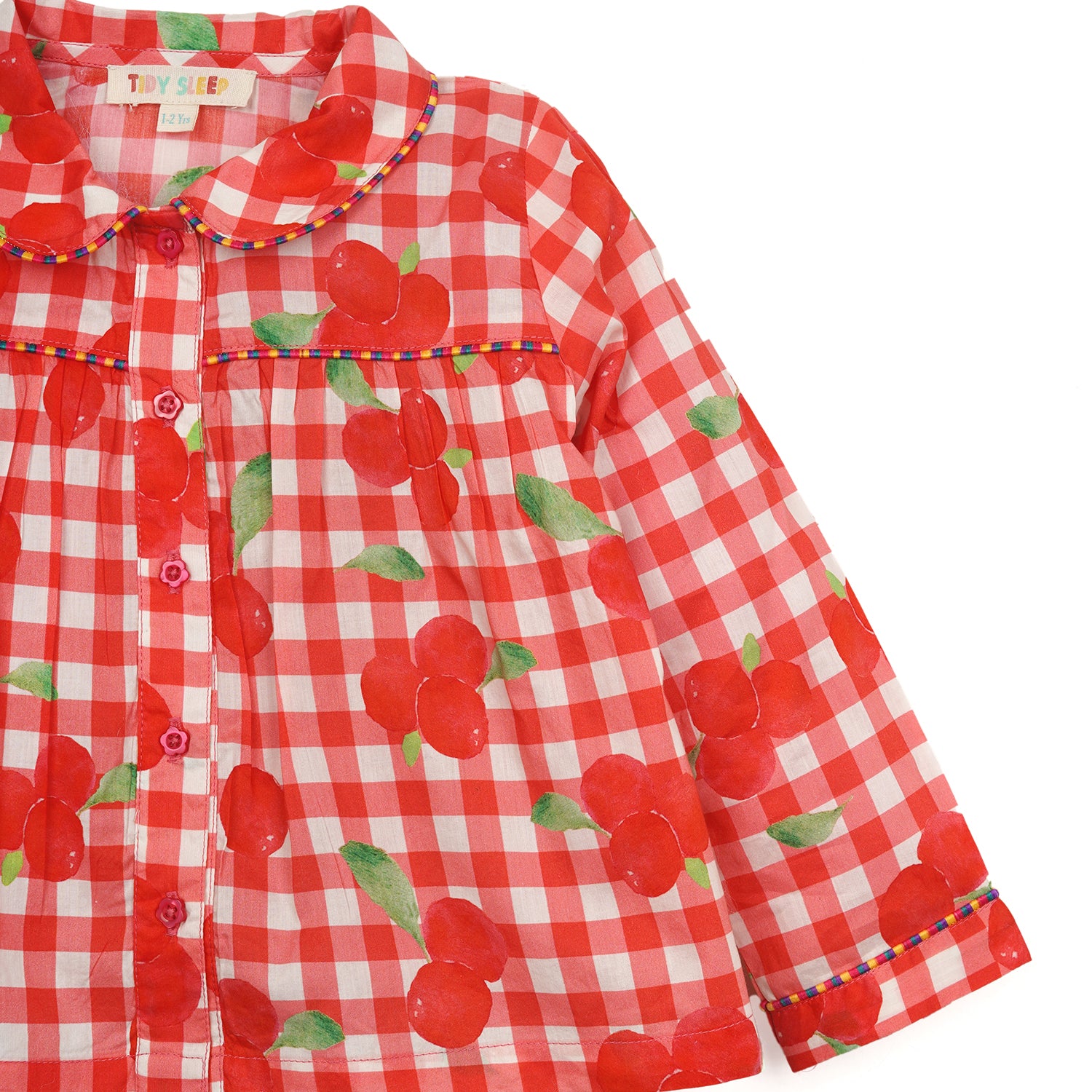 Red Cherry Night Suit