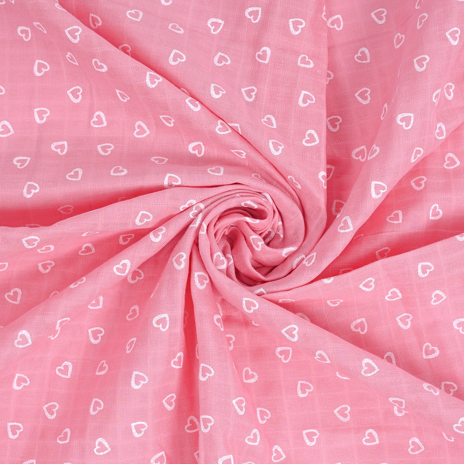 Blossom Pink Cotton Muslin Swaddle - Pack of 3