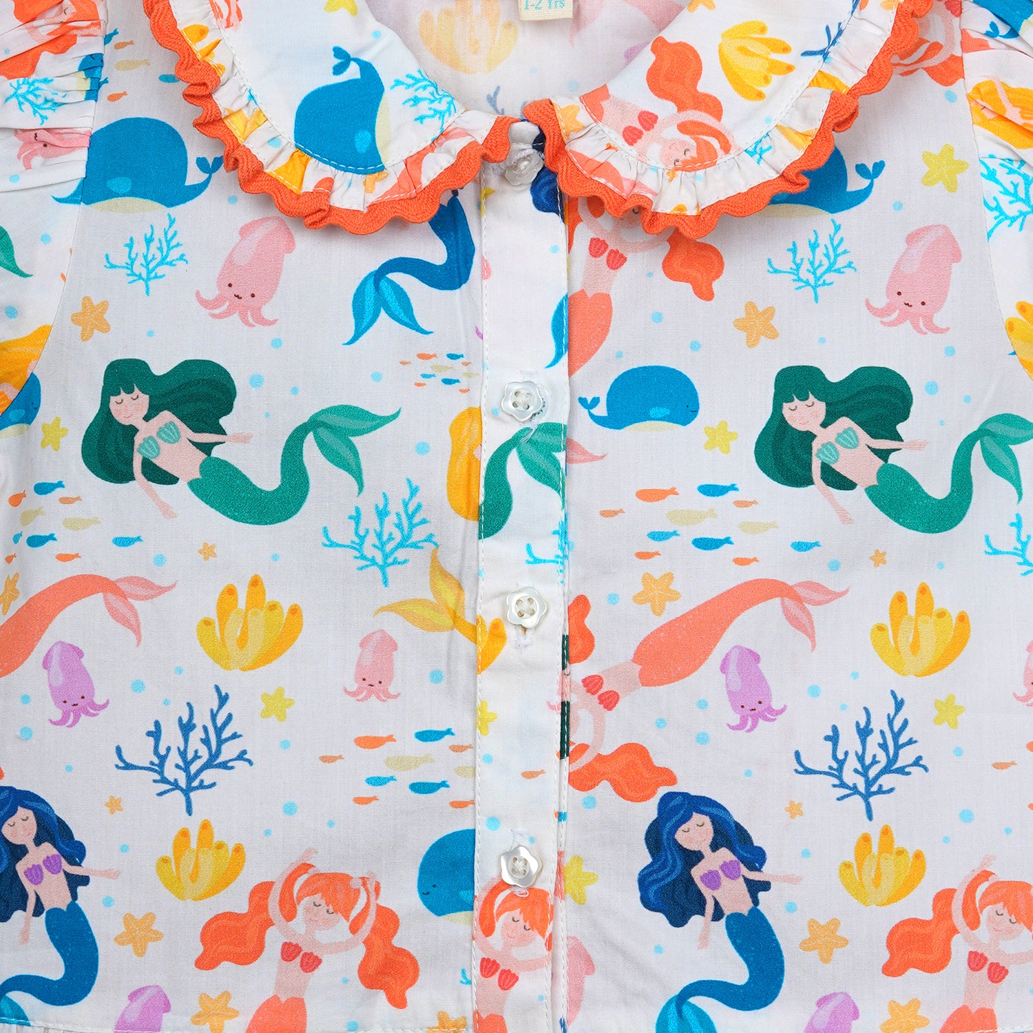 Mermaid Splash Night Suit