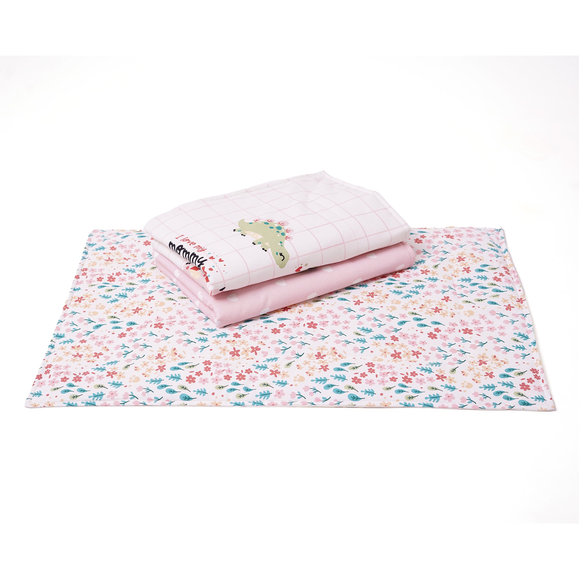 Changing Mat - Little Dino Girl