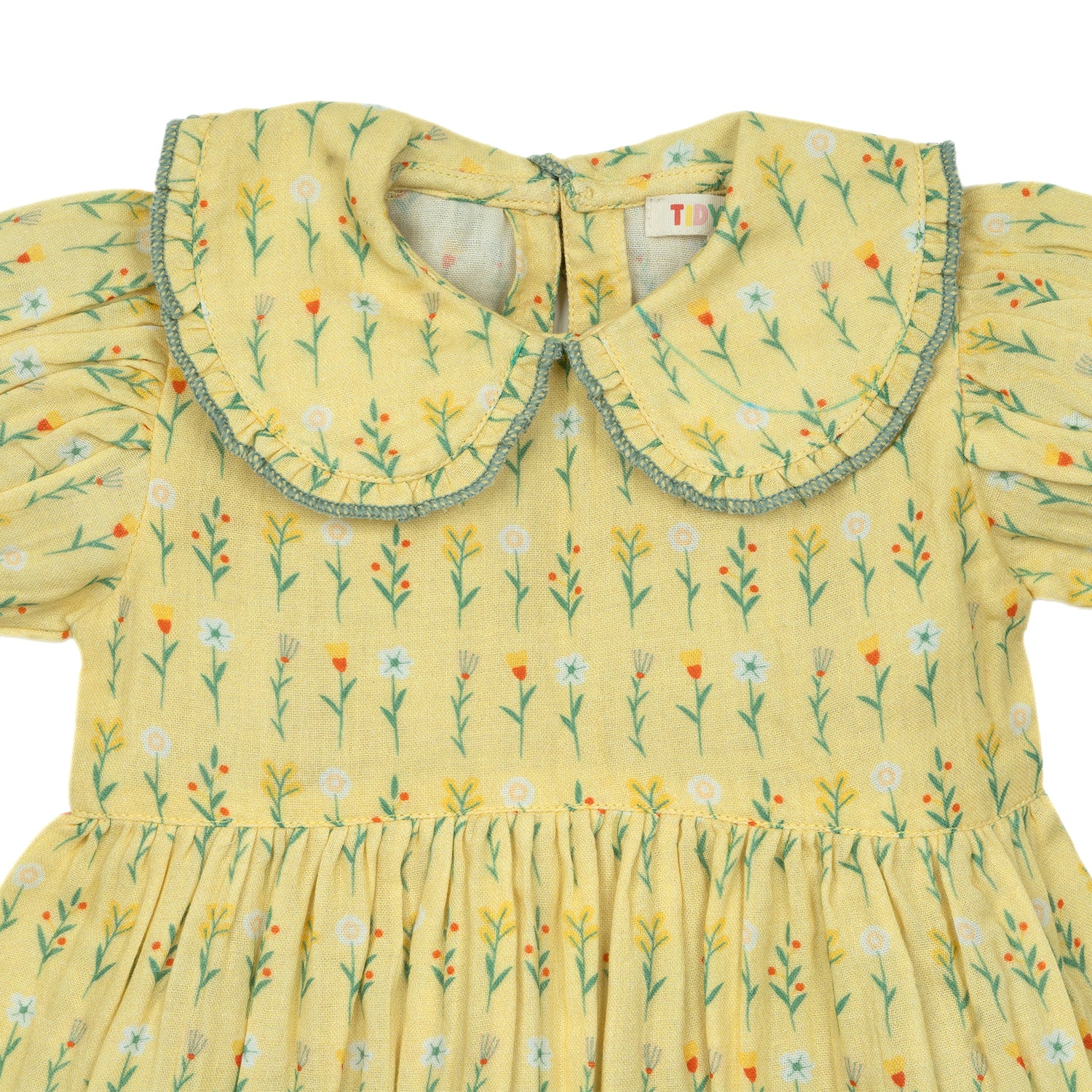 Golden Glow Flora Dress