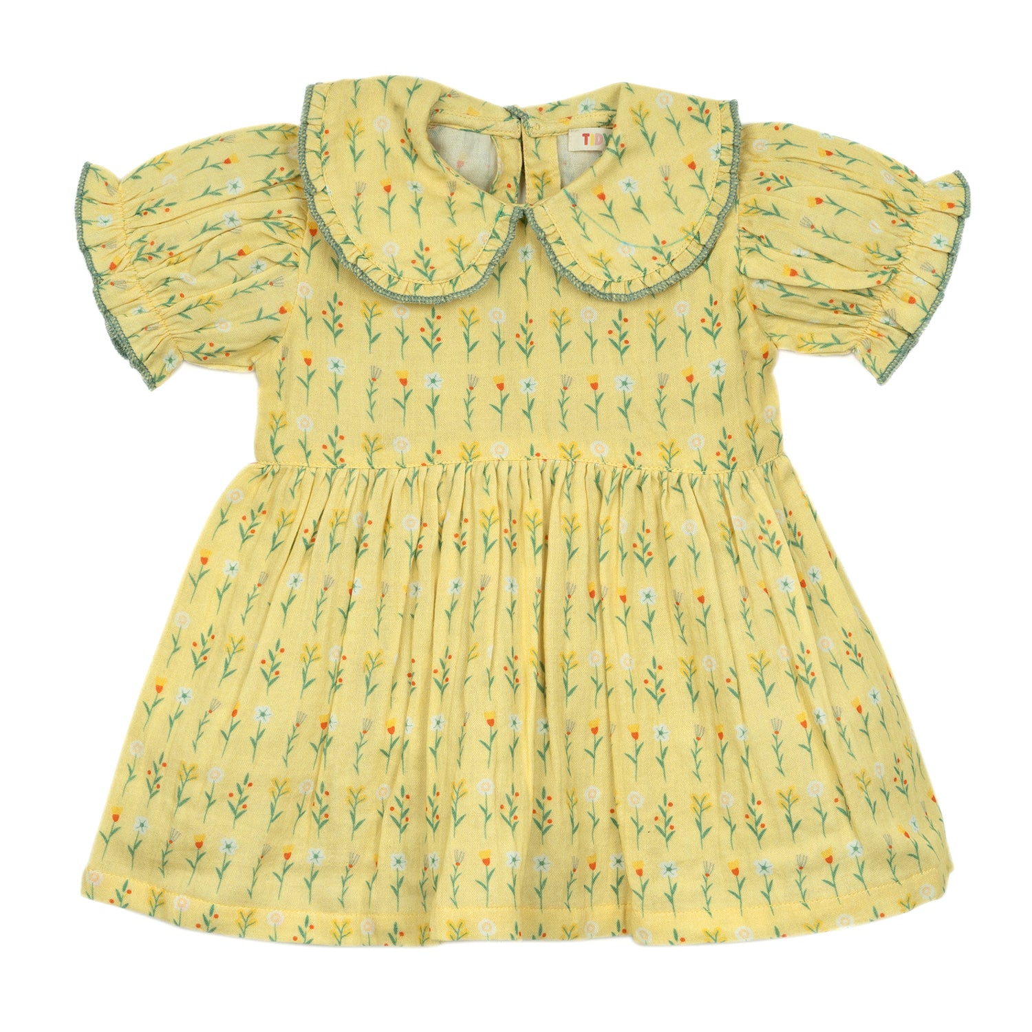 Golden Glow Flora Dress