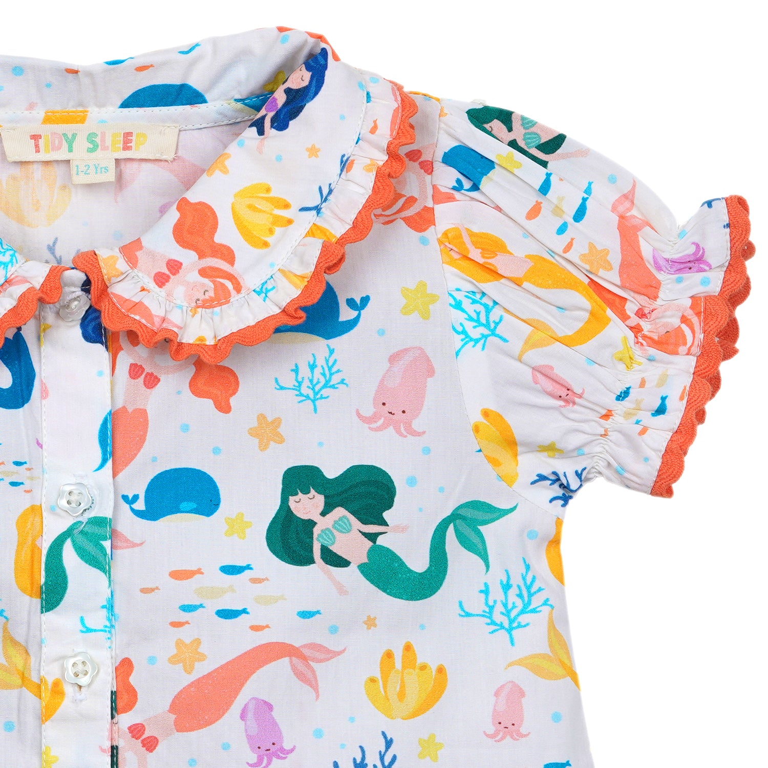 Mermaid Splash Night Suit