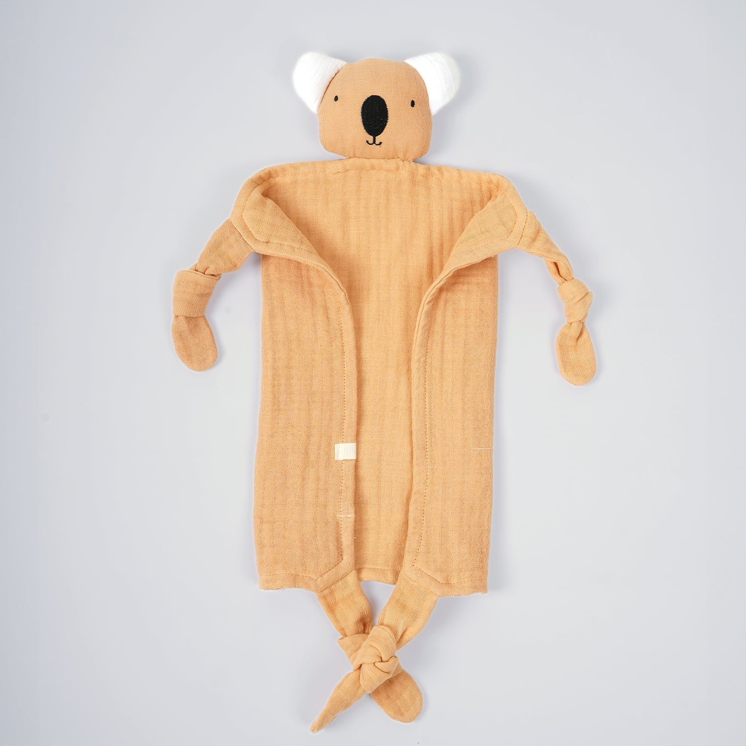 Baby Cuddle Toy/Face Napkin - Jasper Orange Koala Bear