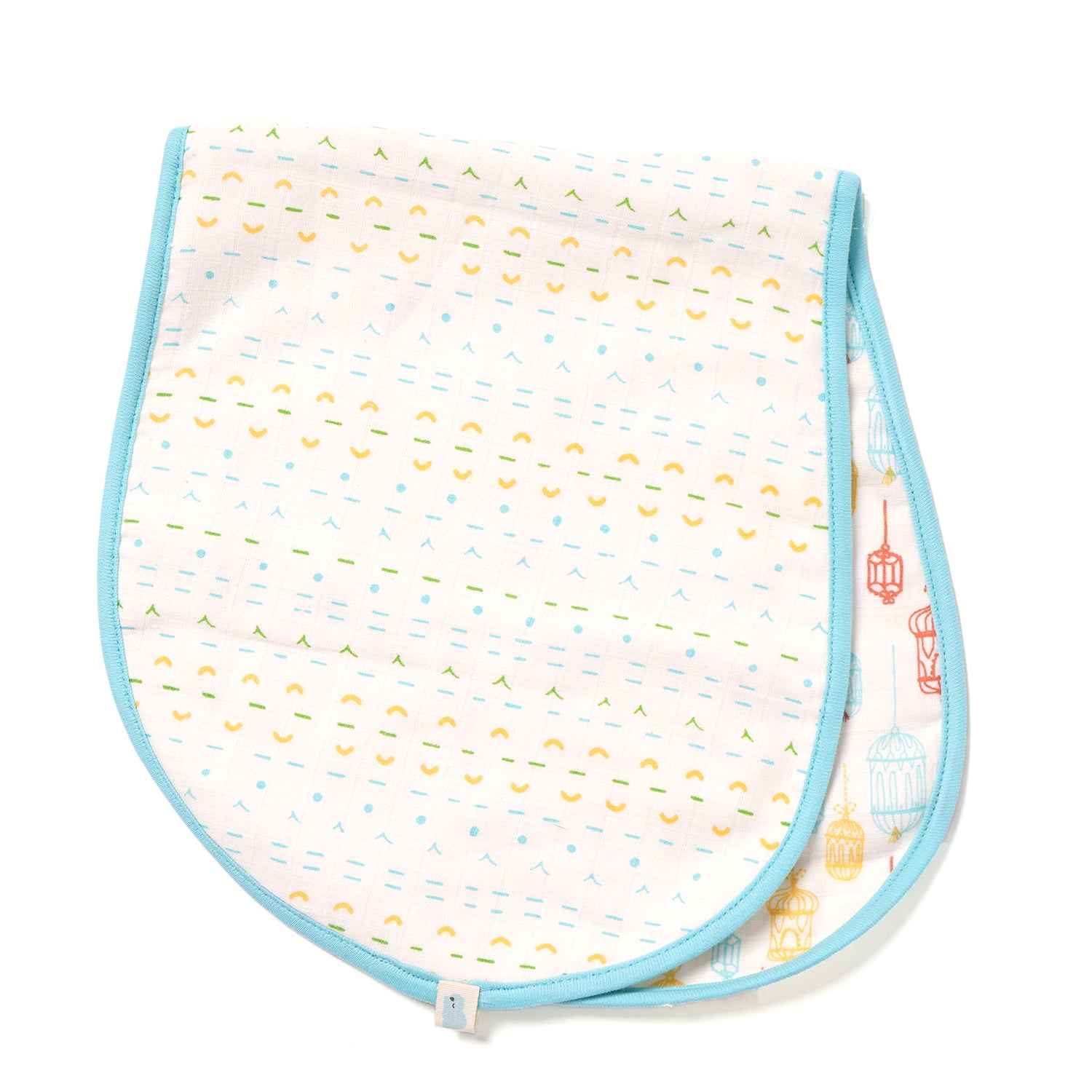 Muslin Burp Cloth – Lines & Dots Lamp