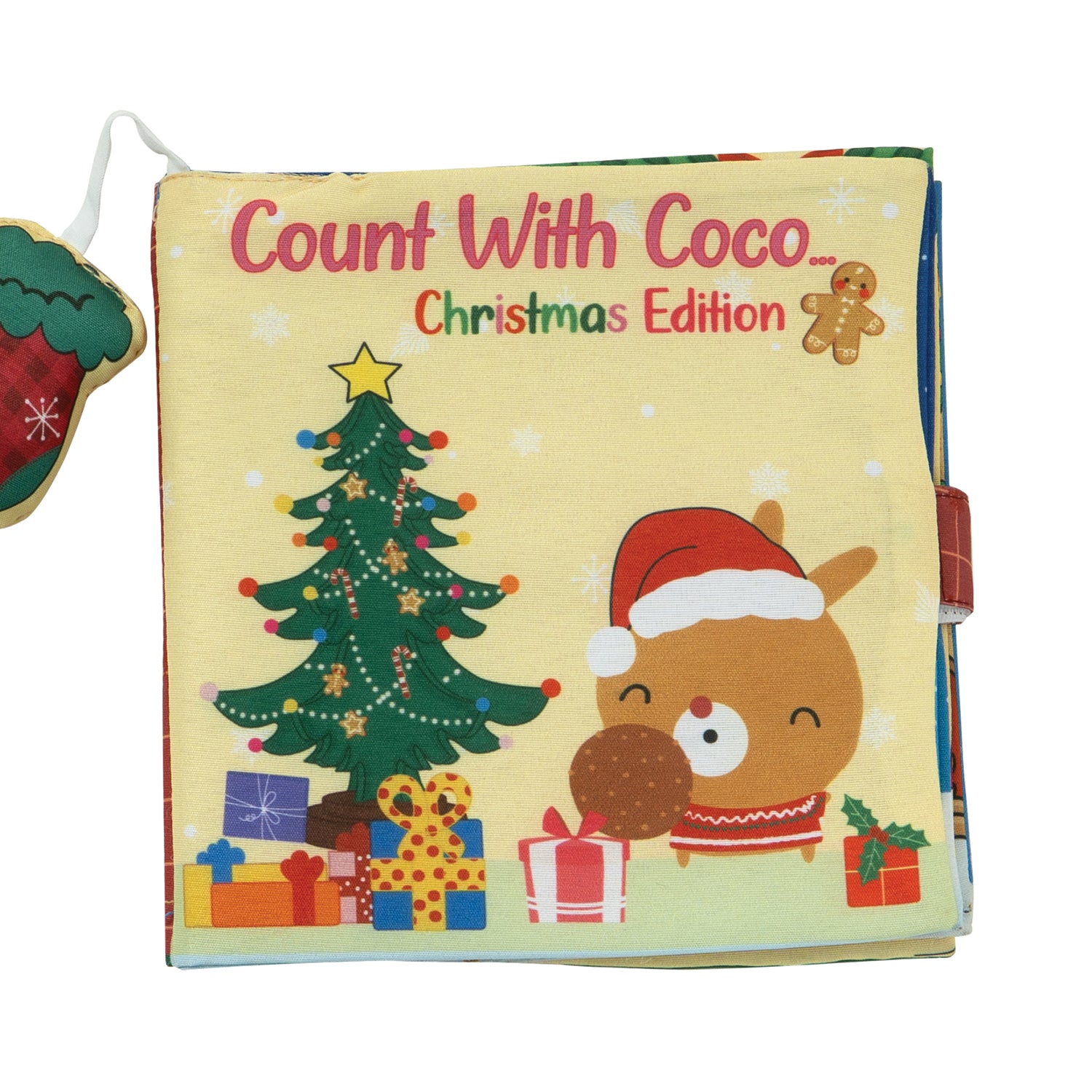 Count with Coco-Christmas Edition | Colourfull Cloth Book for Infant