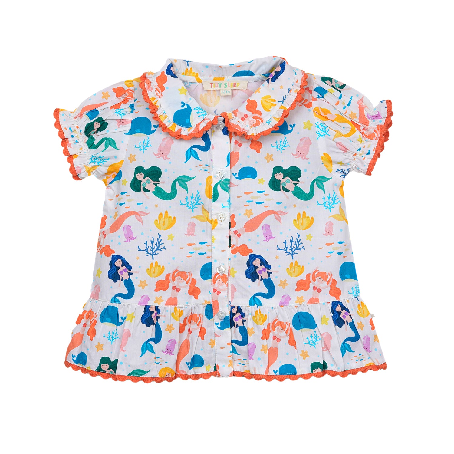 Mermaid Splash Night Suit