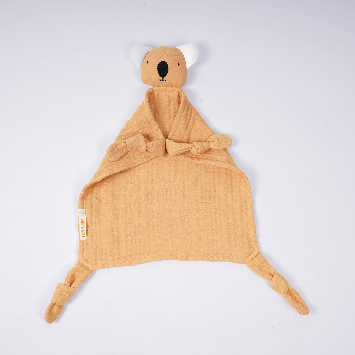 Baby Cuddle Toy/Face Napkin - Jasper Orange Koala Bear