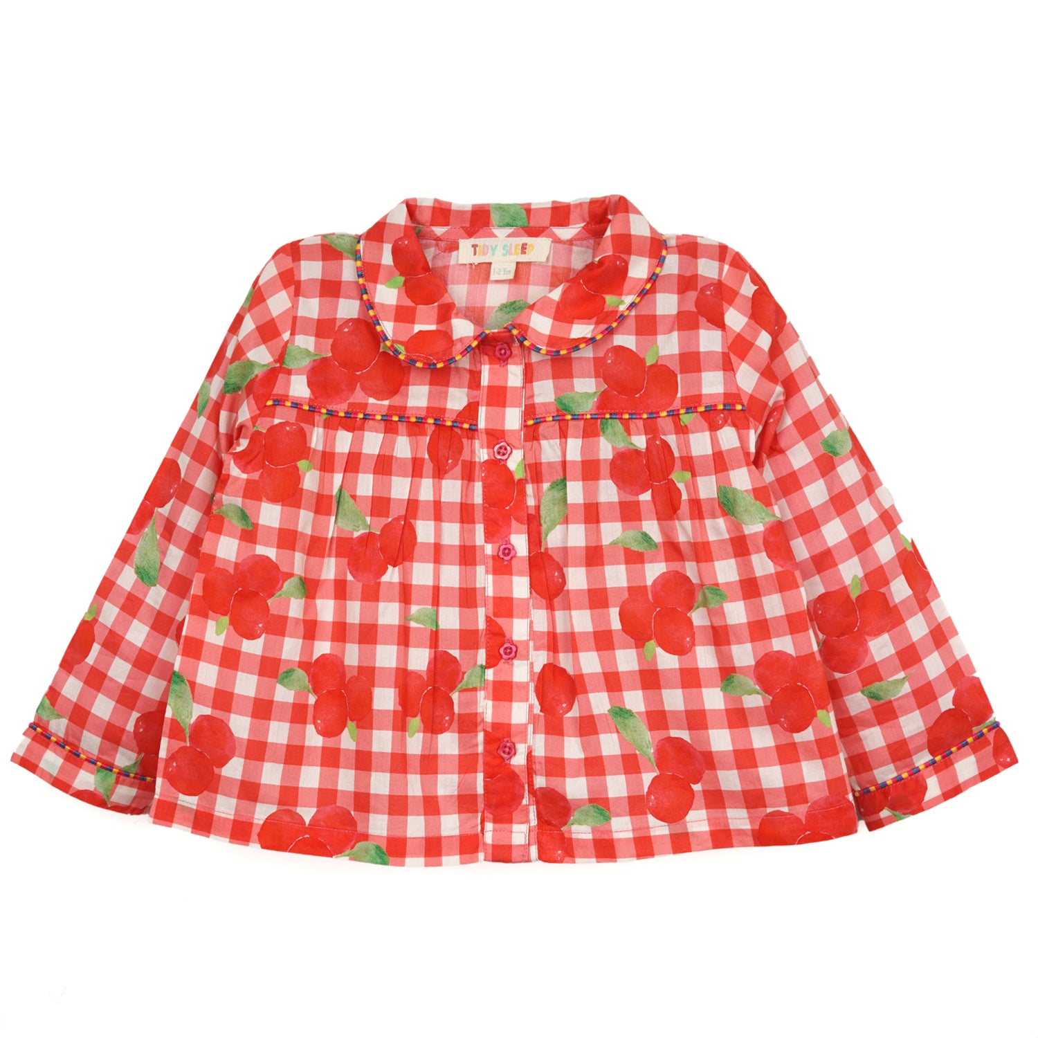 Red Cherry Night Suit