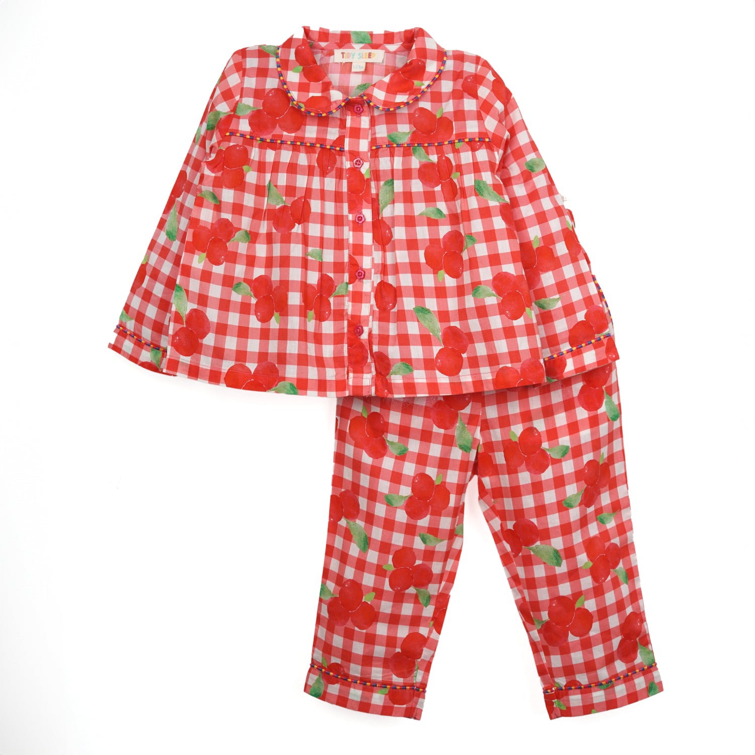 Red Cherry Night Suit
