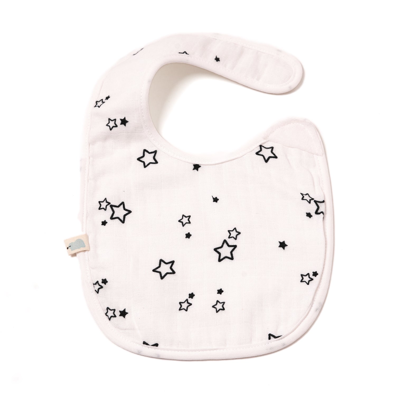 Cotton Muslin Bib - Mickey Star