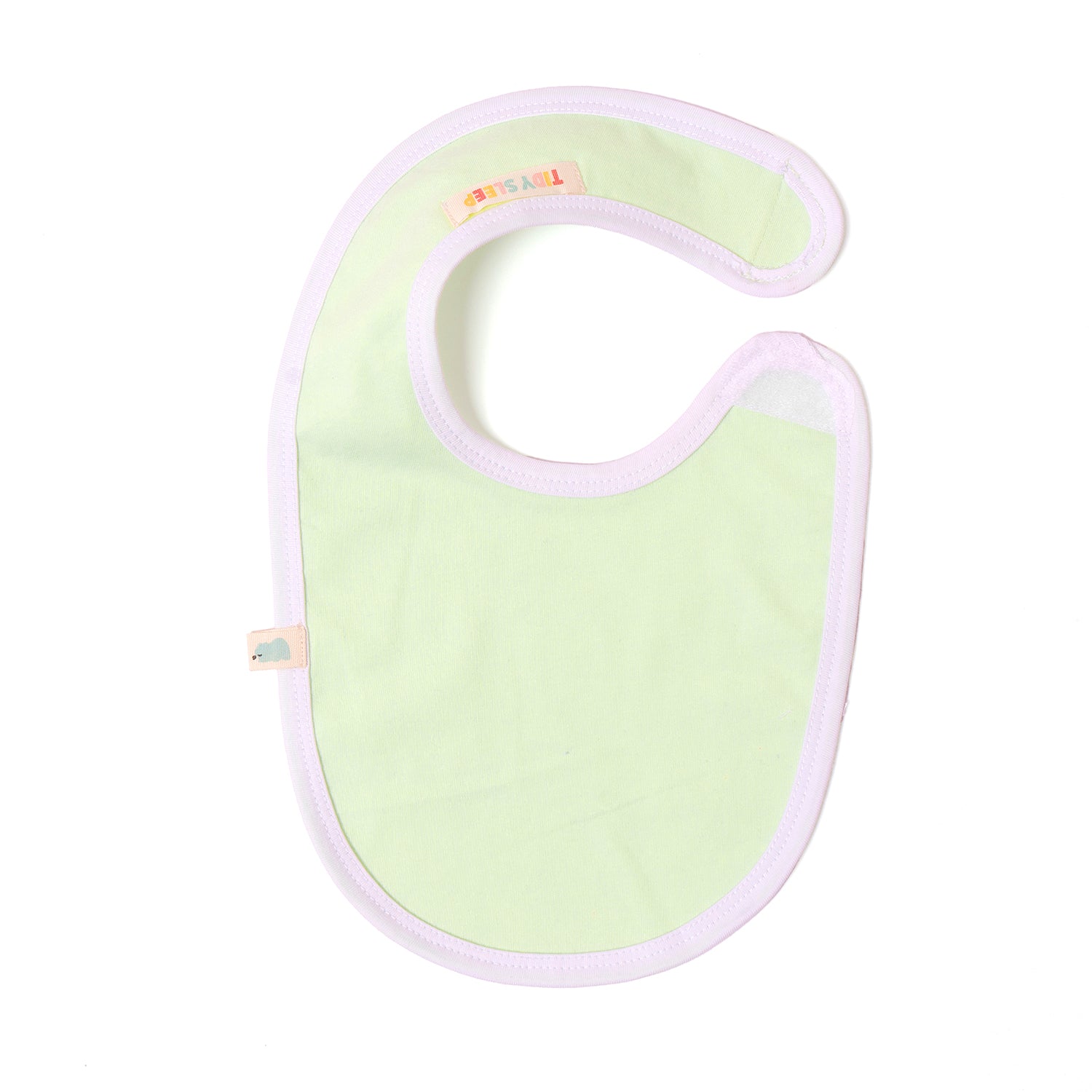 Cotton Jersey Bib - Pale Green