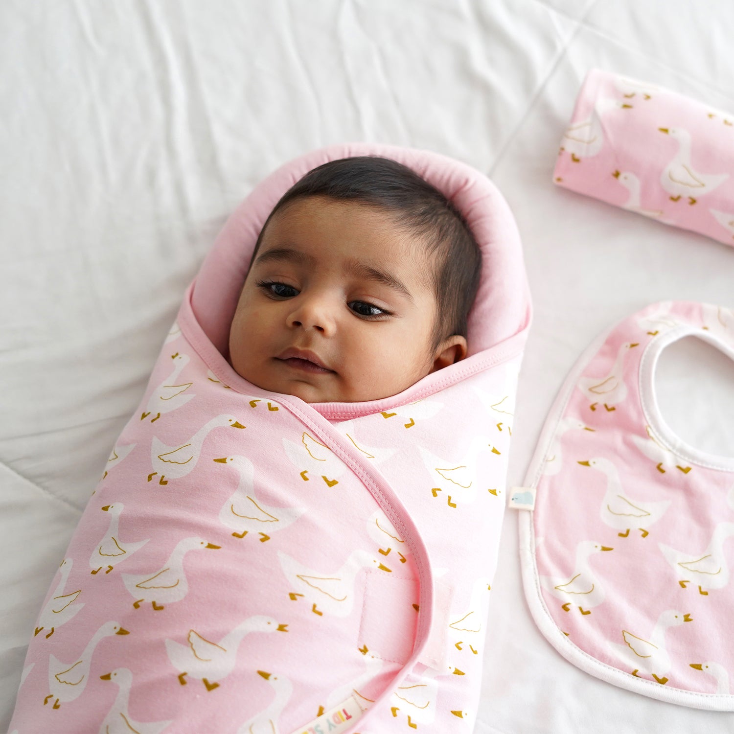 Baby Pod Wrapper - Pink Duck