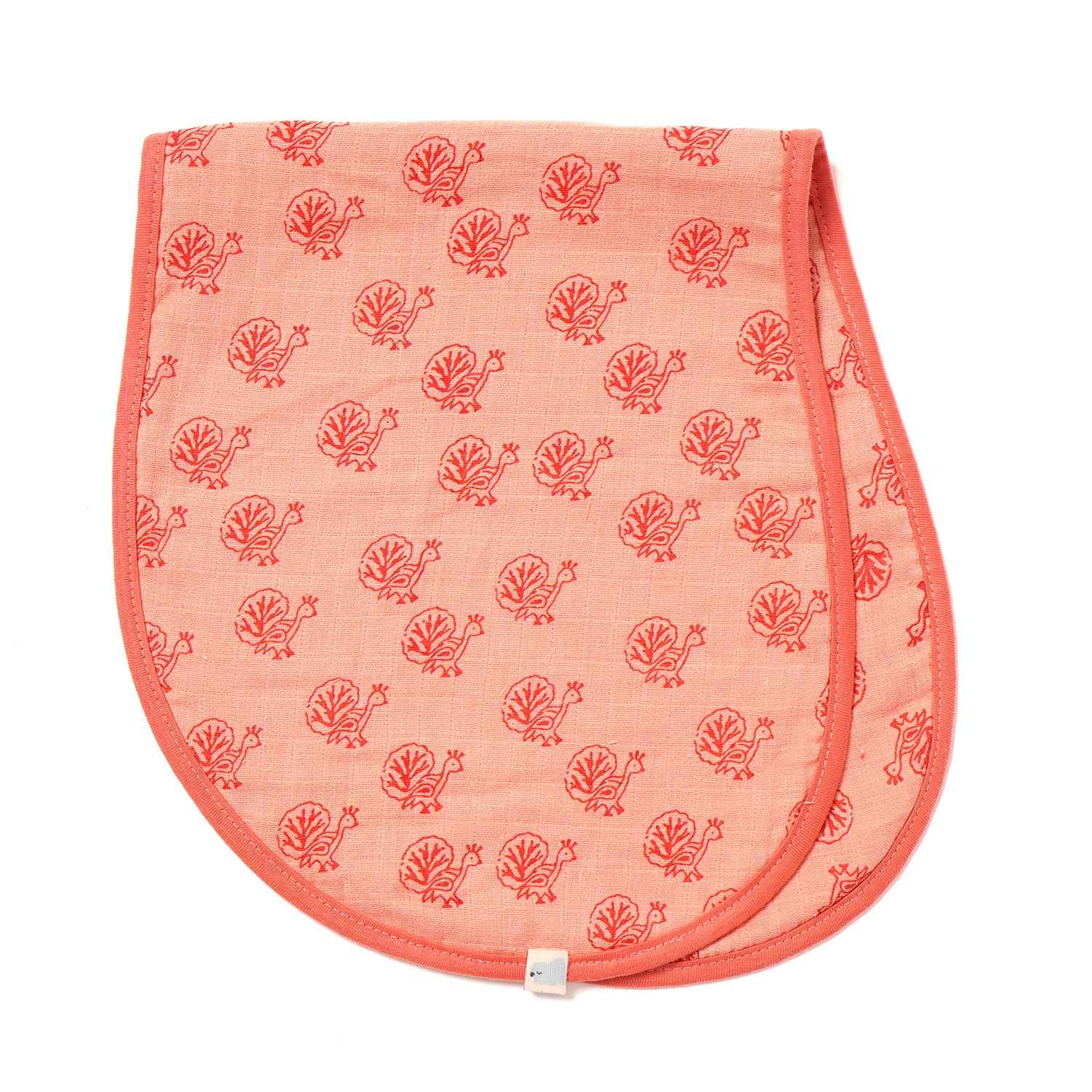 Muslin Burp Cloth – Peacock