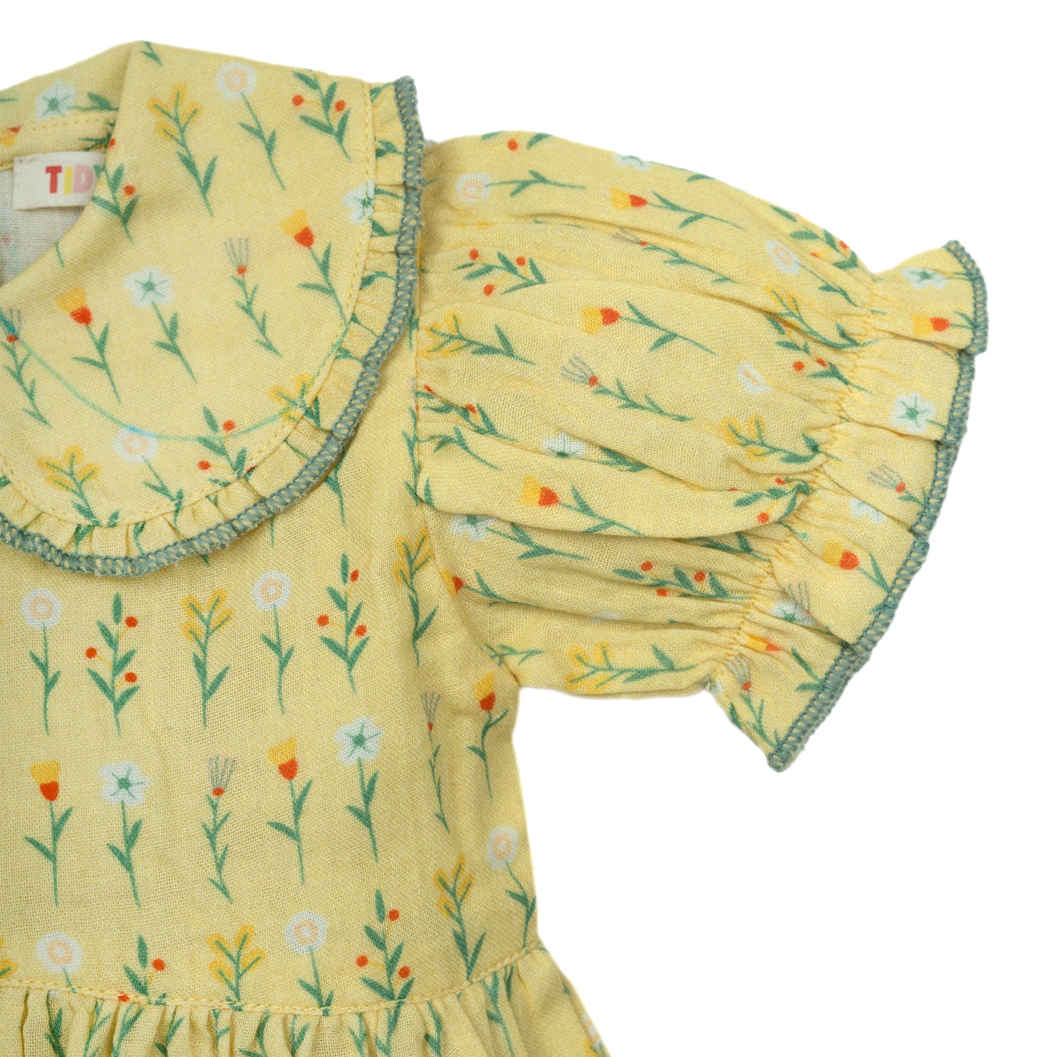 Golden Glow Flora Dress