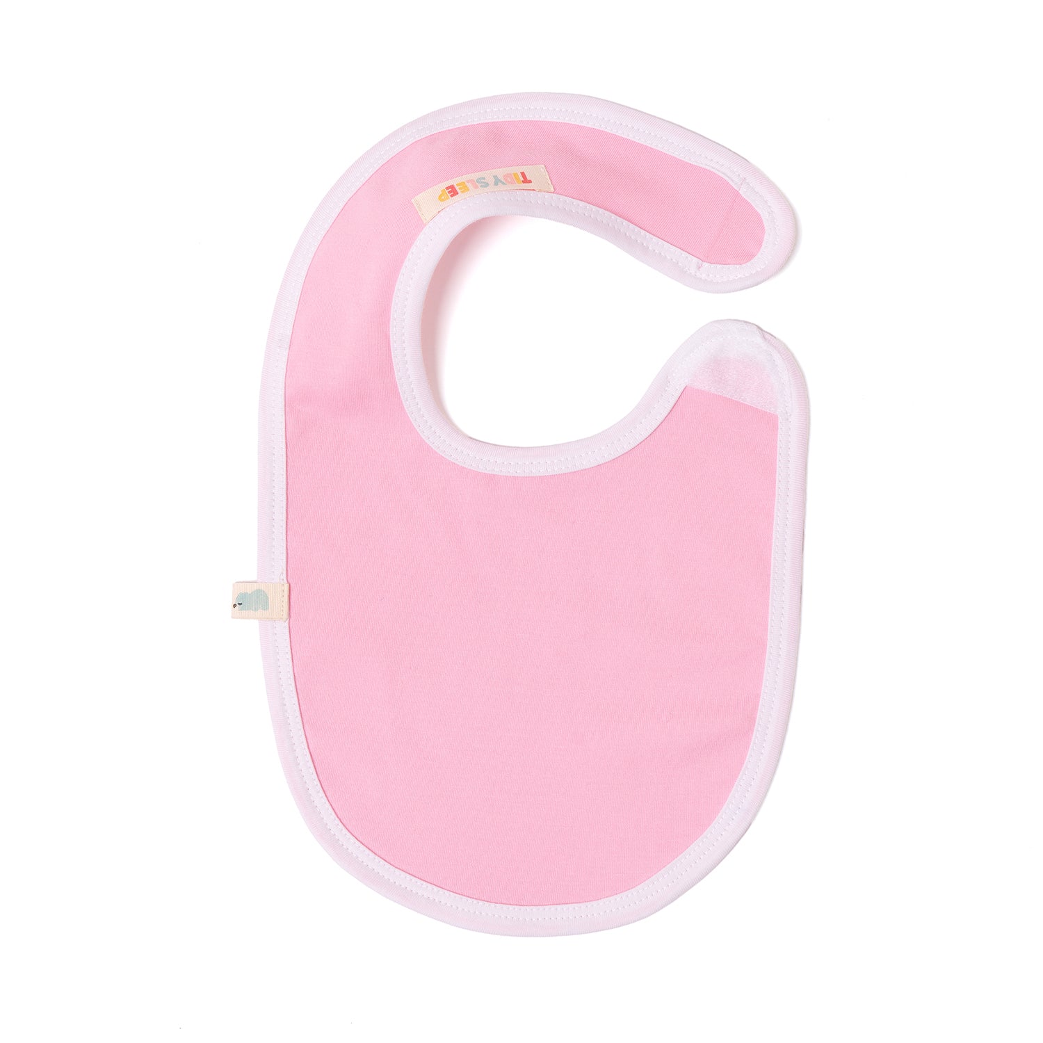 Cotton Jersey Bib - Solid Pink