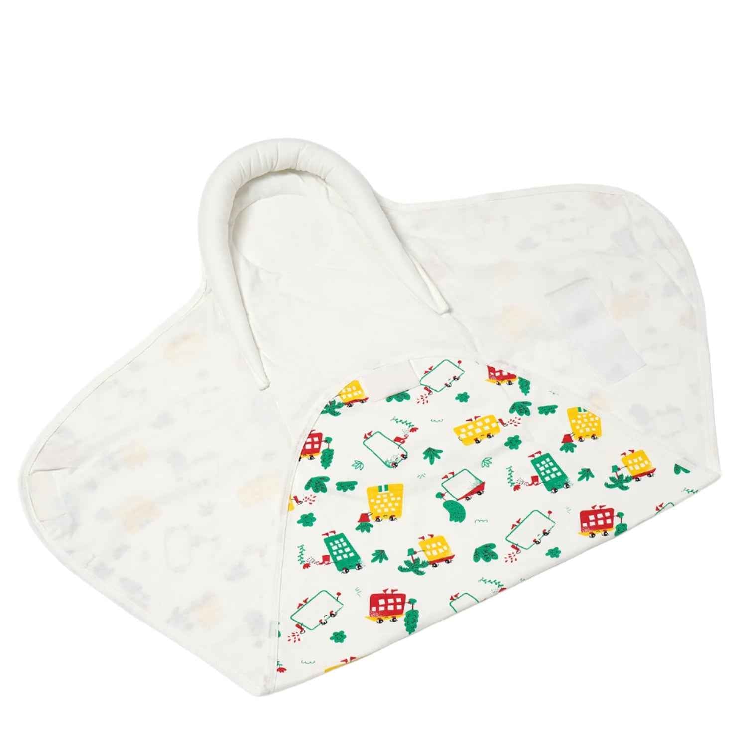 Baby Pod Wrapper - White Wild City