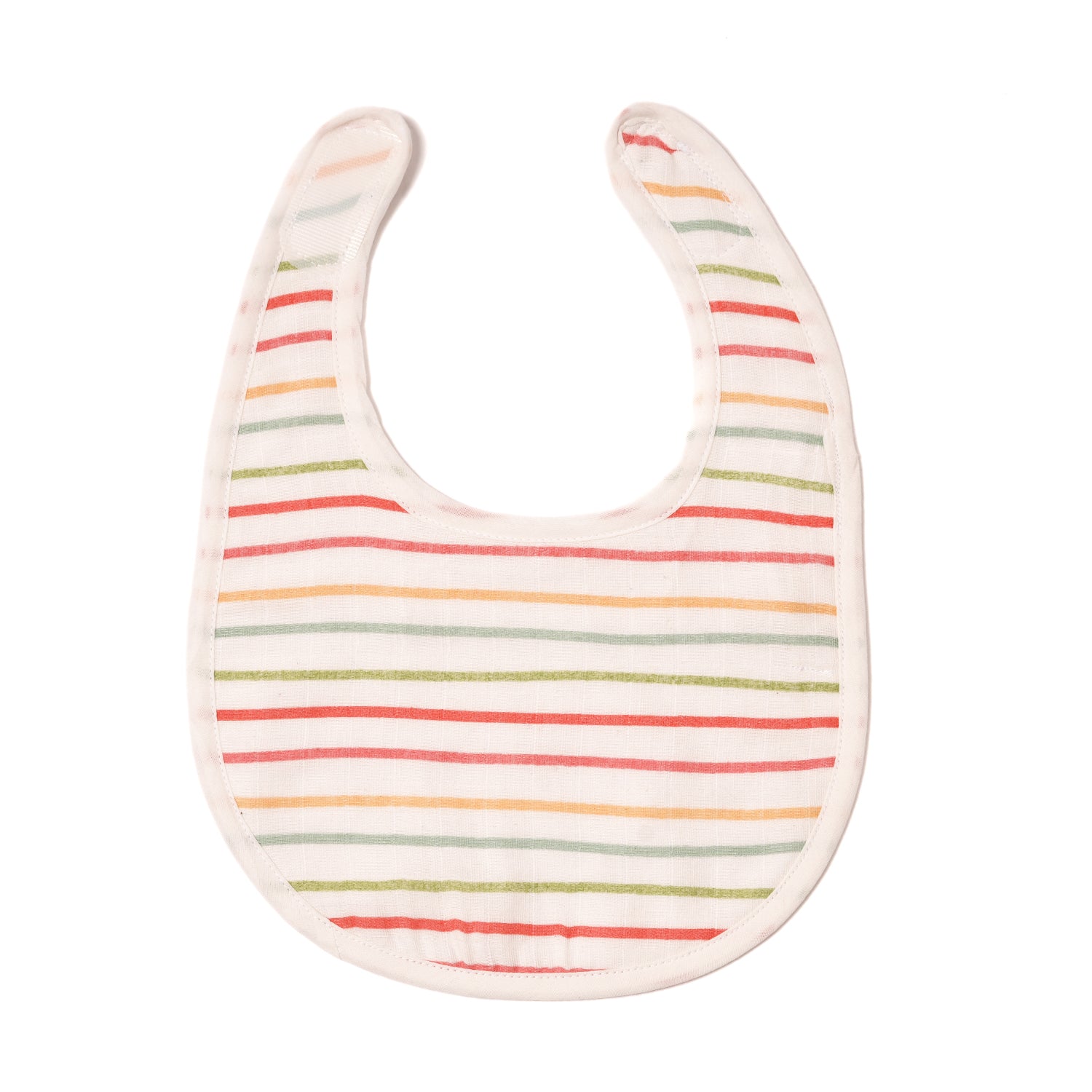 Muslin Bib - Pink Stripes