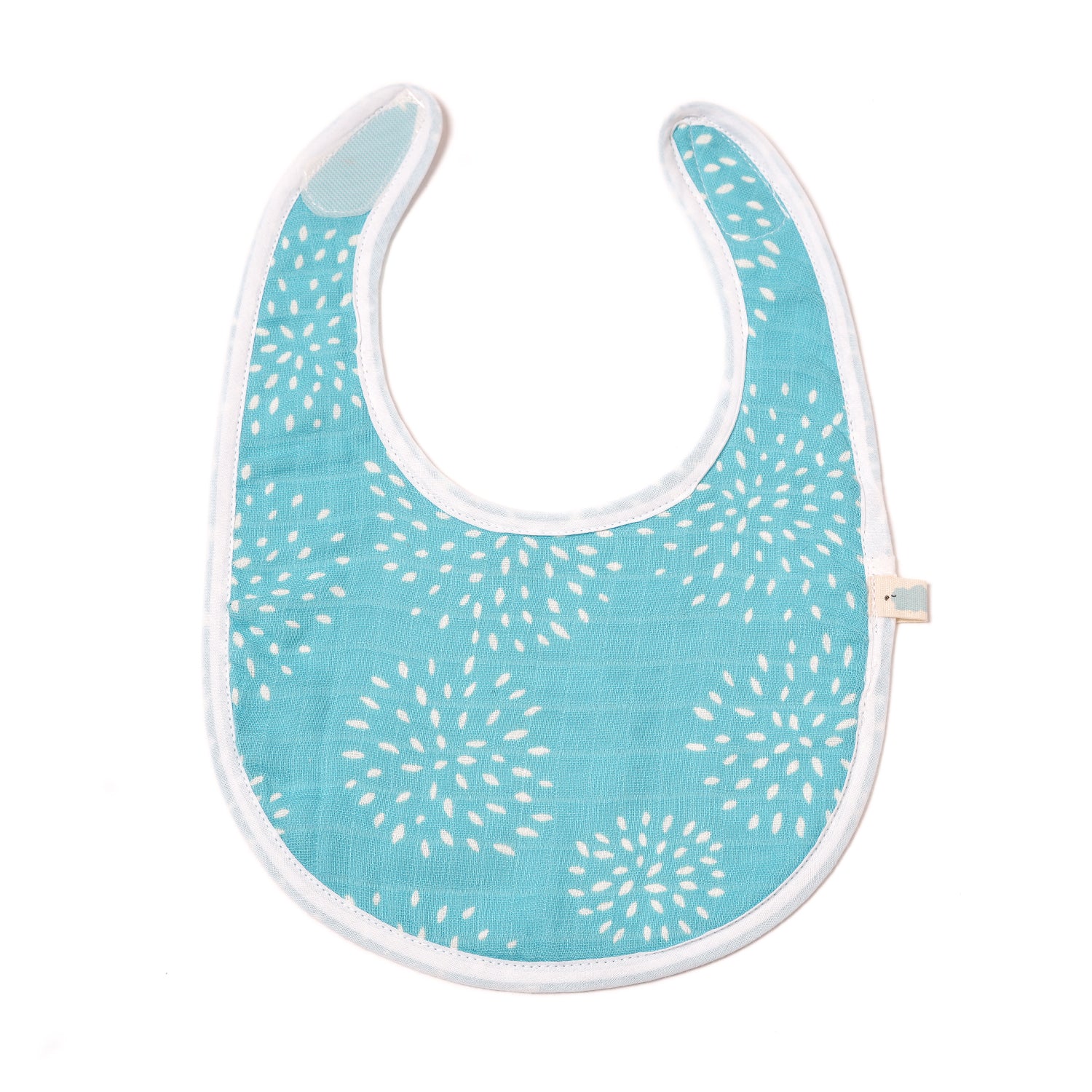 Muslin Bib - Dandelion Blue