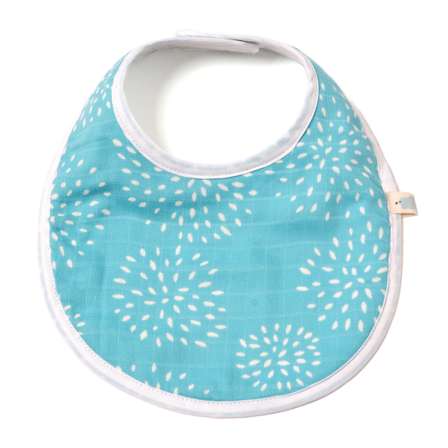 Muslin Bib - Dandelion Blue