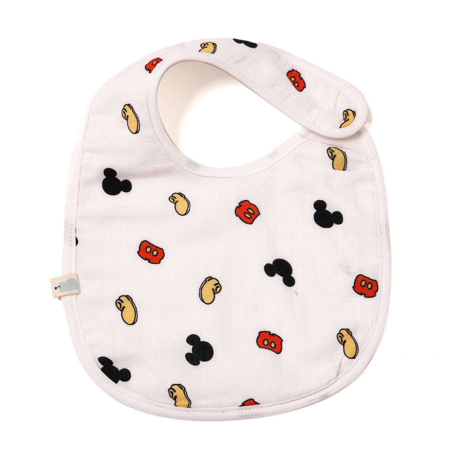 Cotton Muslin Bib - Boat House Mickey