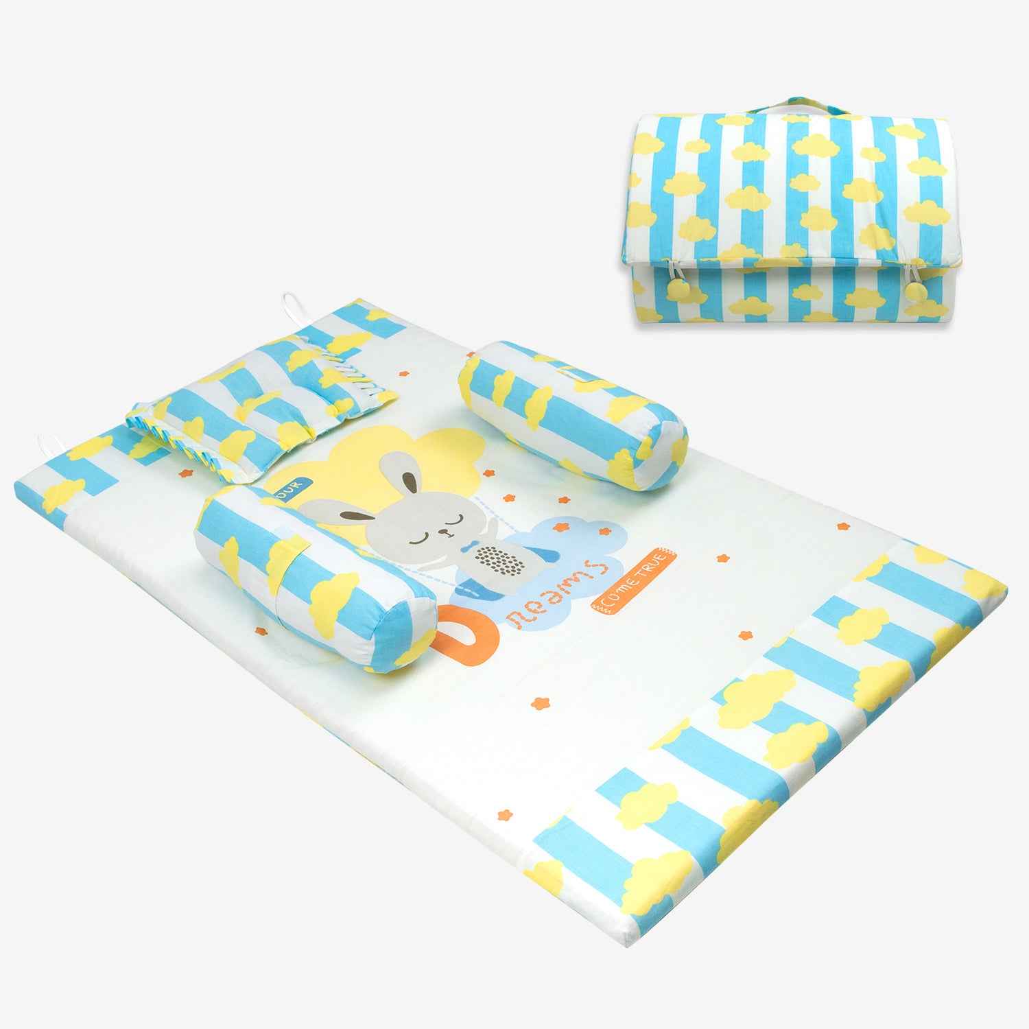Mini Travel Bedding Set - Bunny Dreams