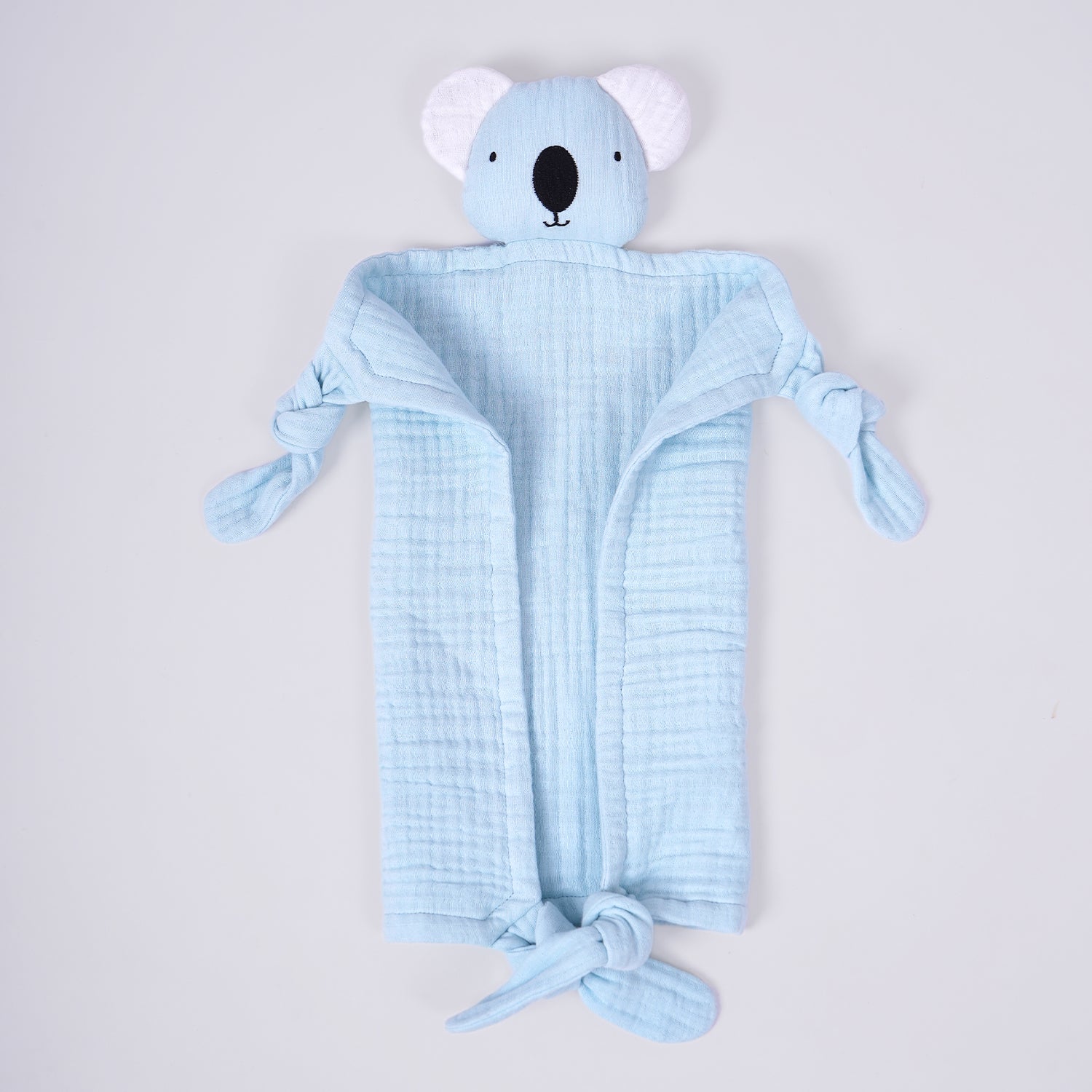 Baby Cuddle Toy/Face Napkin - Baby Blue Koala Bear