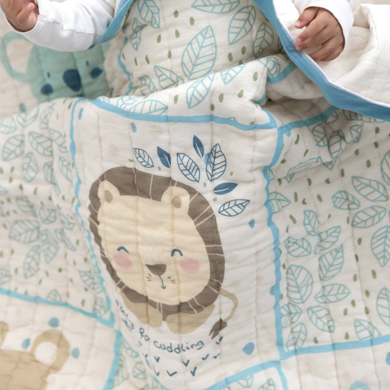 Jungle Family Mulmul Blanket