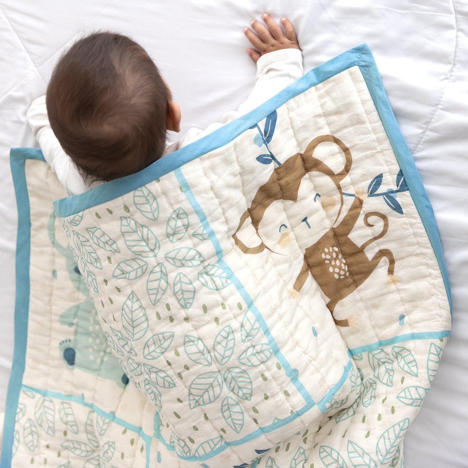 Jungle Family Mulmul Blanket