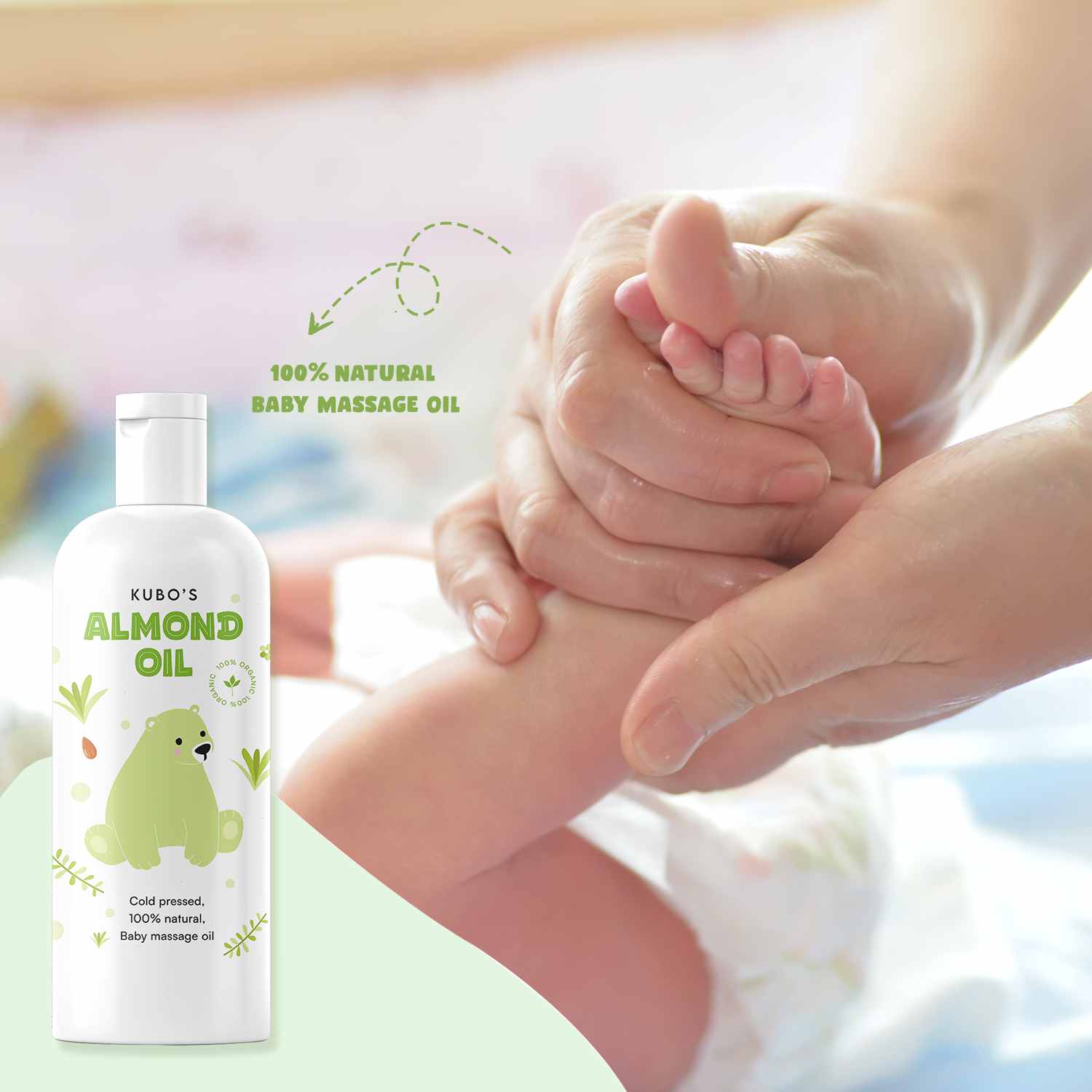 Kubo's Almond Massage Oil (100ml)