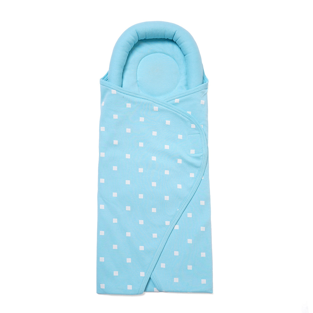 Baby Pod Wrapper - Blue Polka