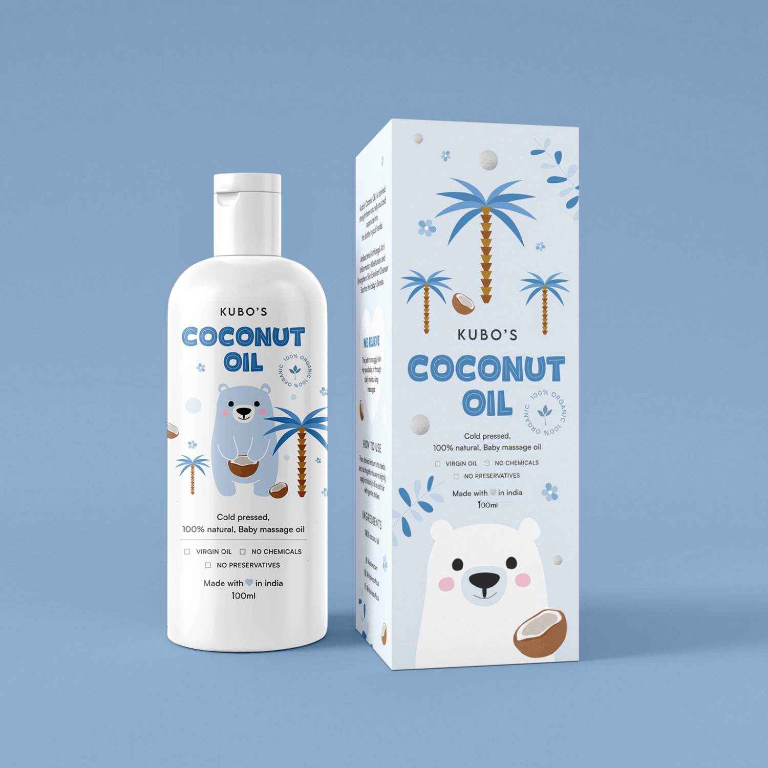 Kubo's Coconut Massage Oil (100ml)