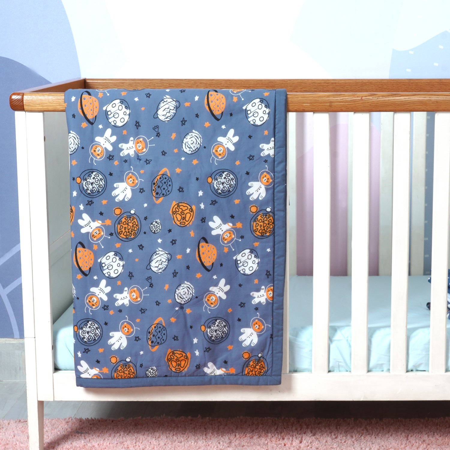 Baby Quilt - Cat O Naut