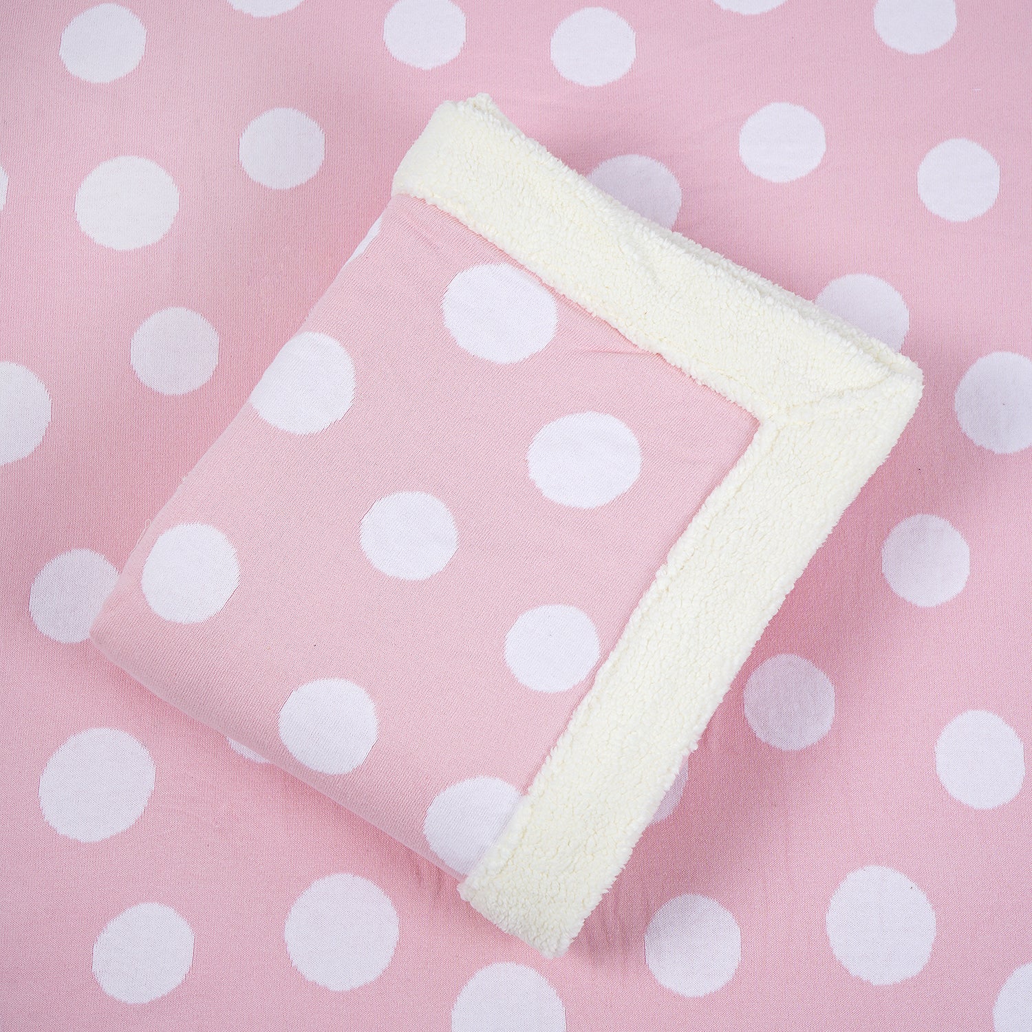 Mink Fleece Blanket - Pink Polka