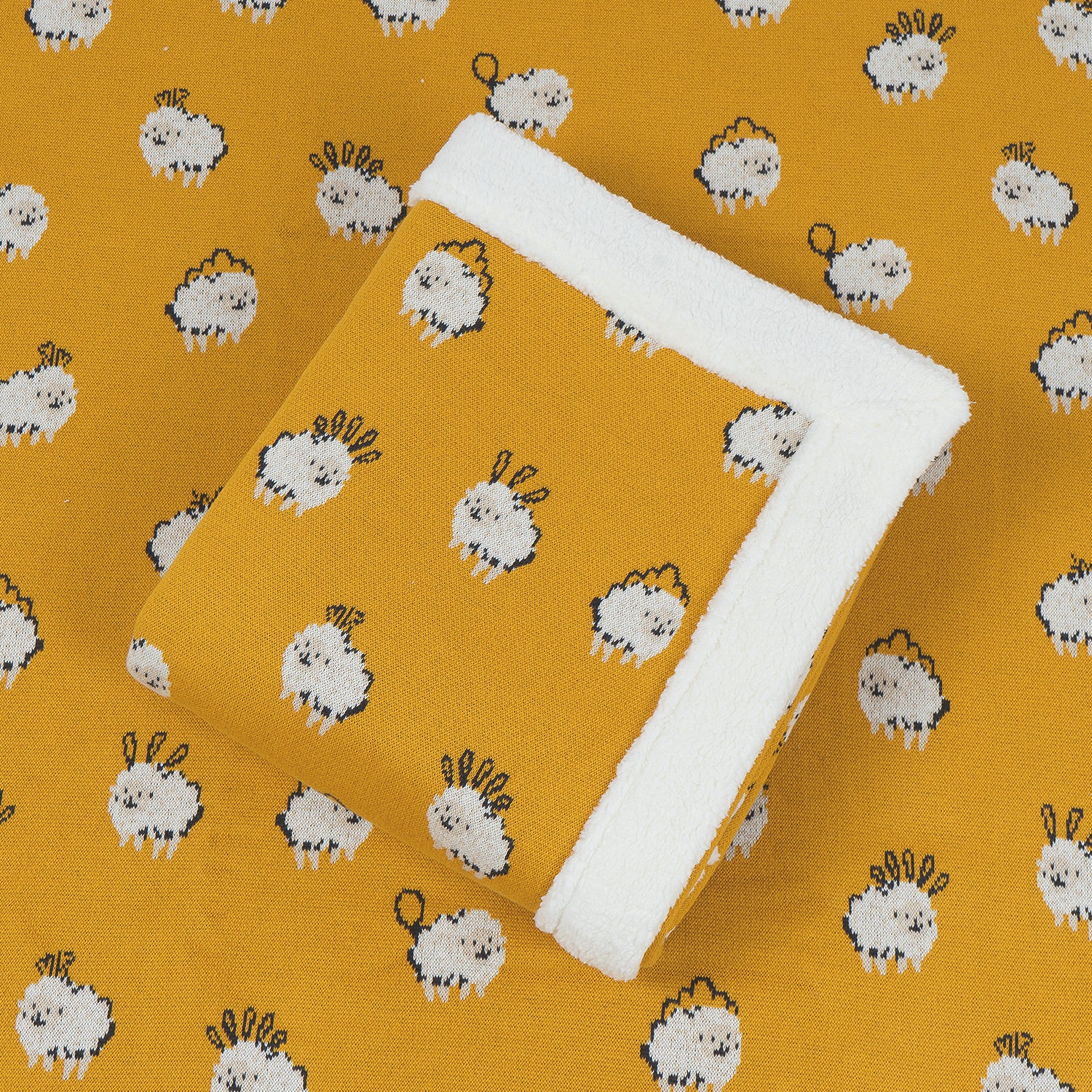 Mink Fleece Blanket - Baa - Baa Sheep