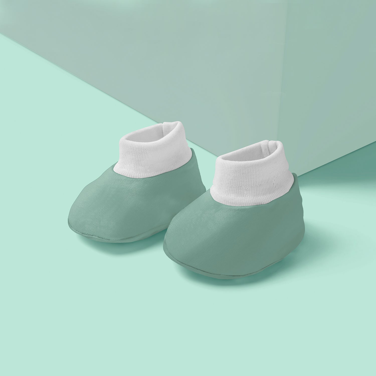 Booties - Solid Green