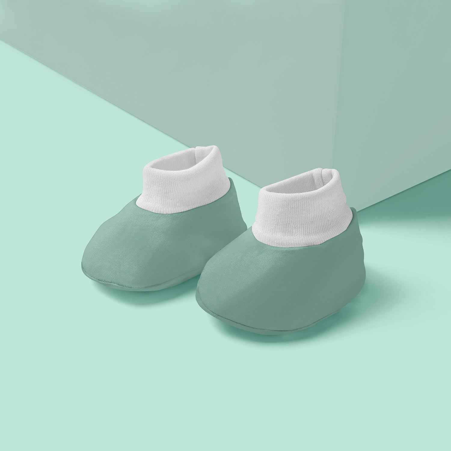 Booties - Solid Green