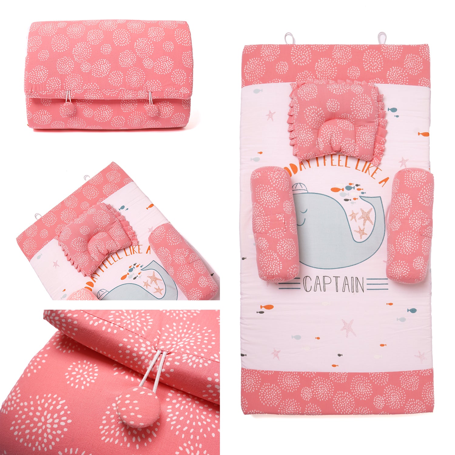 Mini Travel Bedding Set - Captain