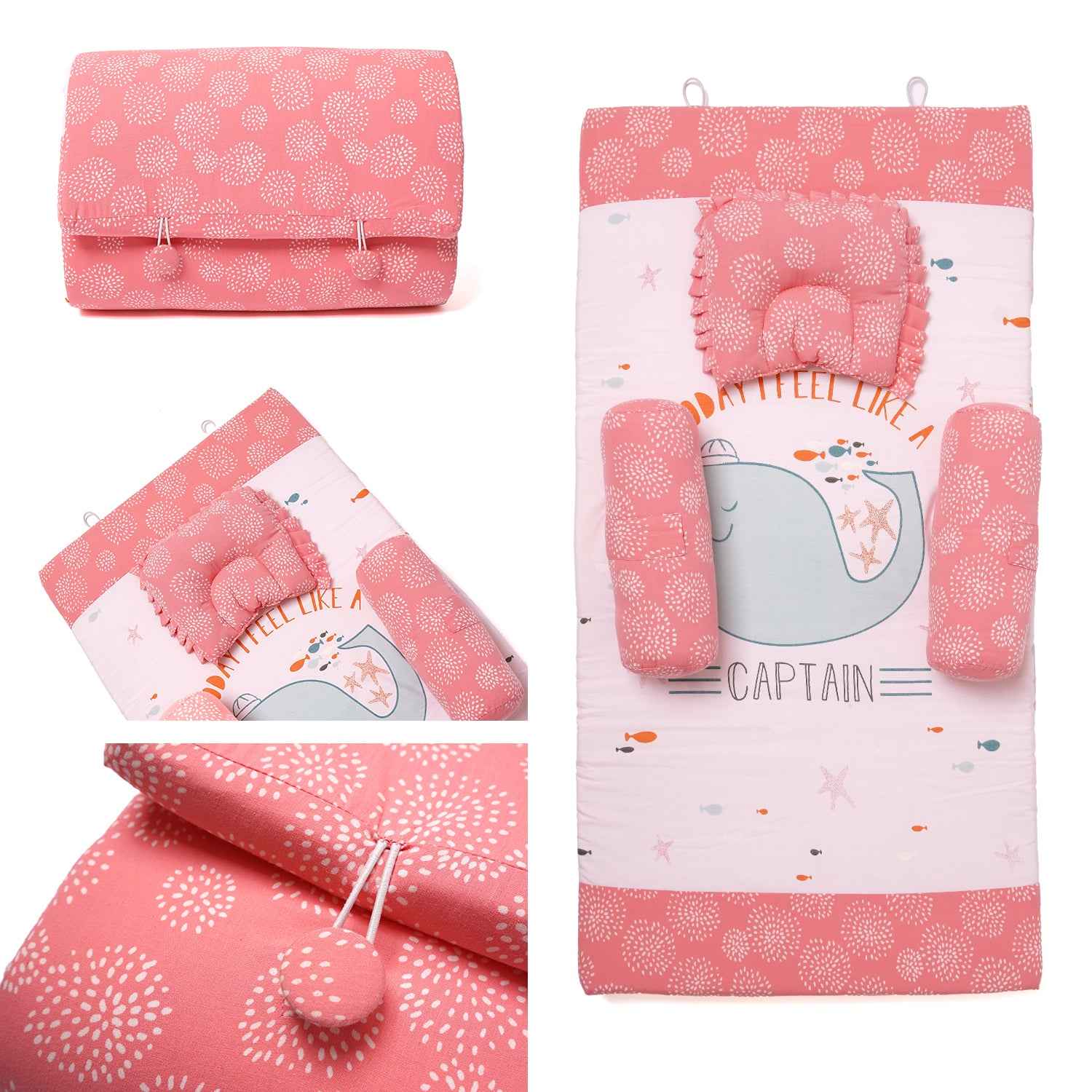 Mini Travel Bedding Set - Captain