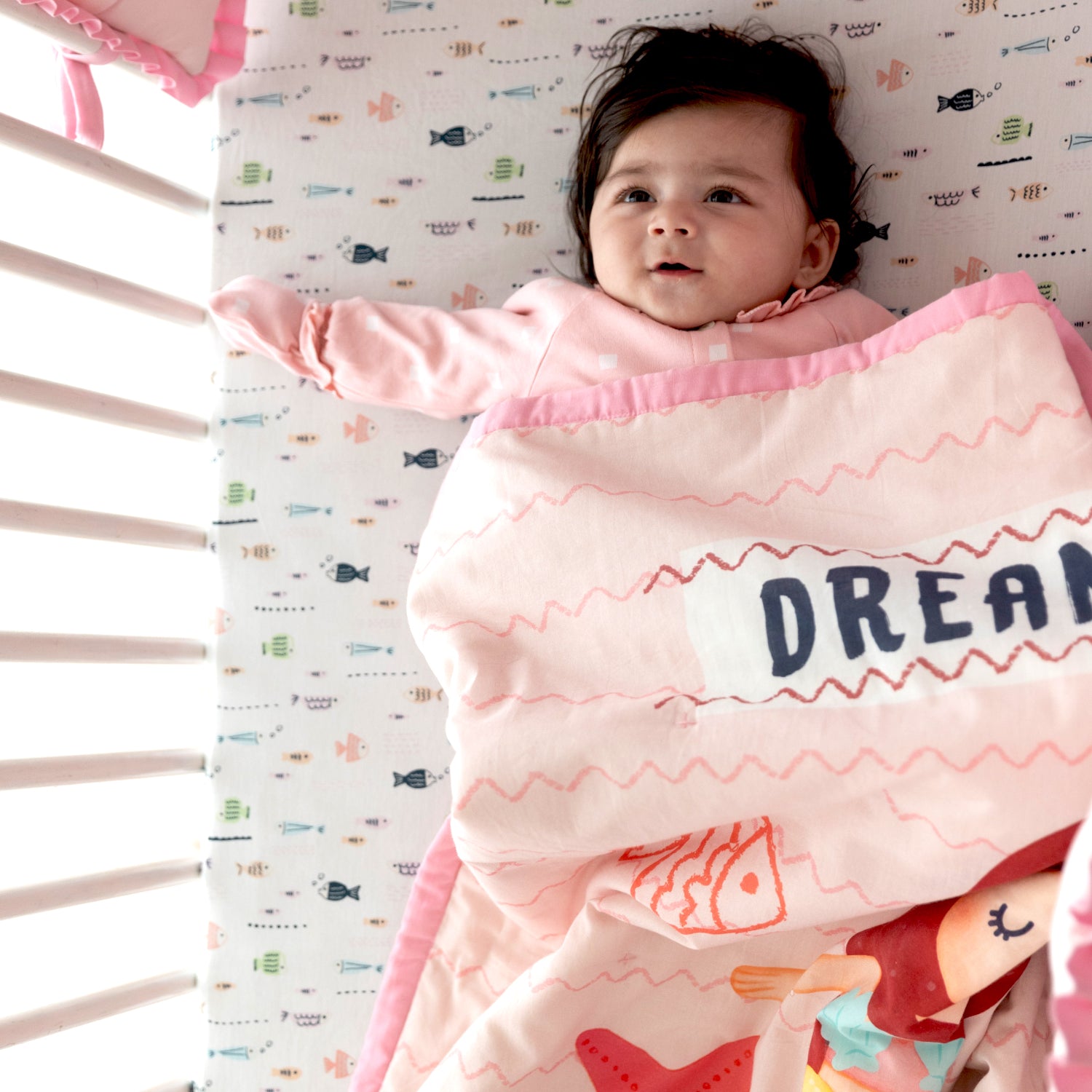 Baby Quilt - Little One Mermaid