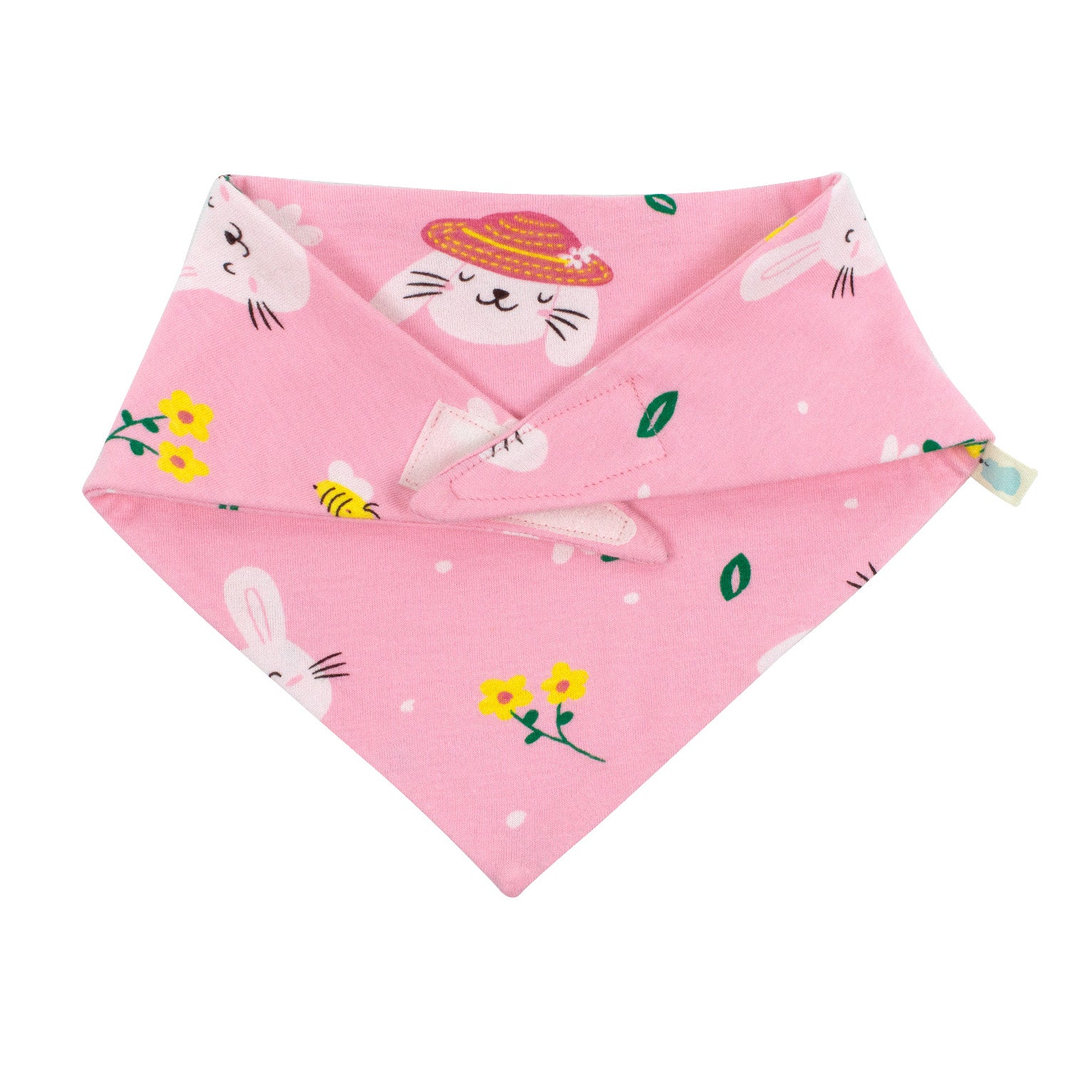 Cotton Jersey Bandana Bib - Farmland