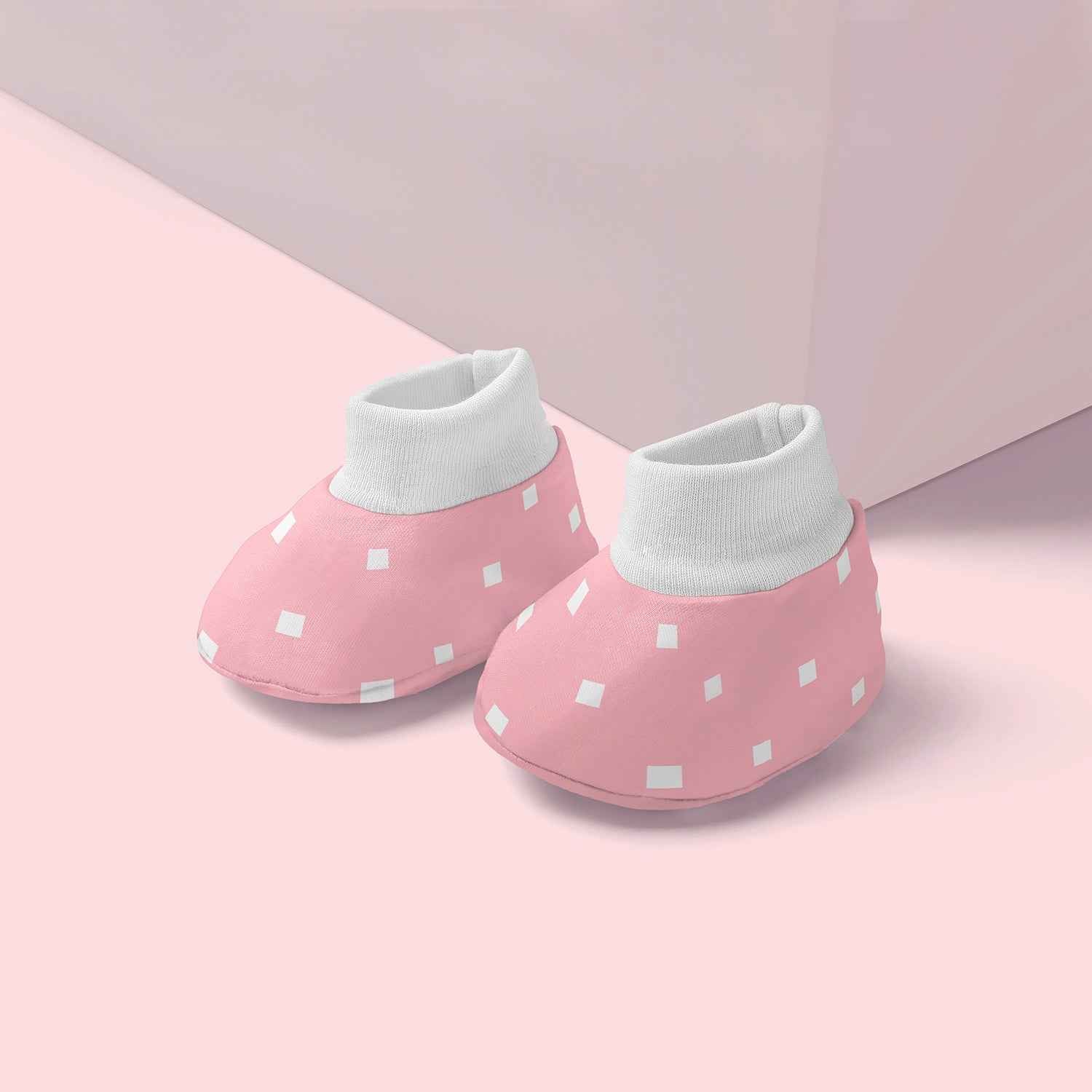 Booties - Pink Polka