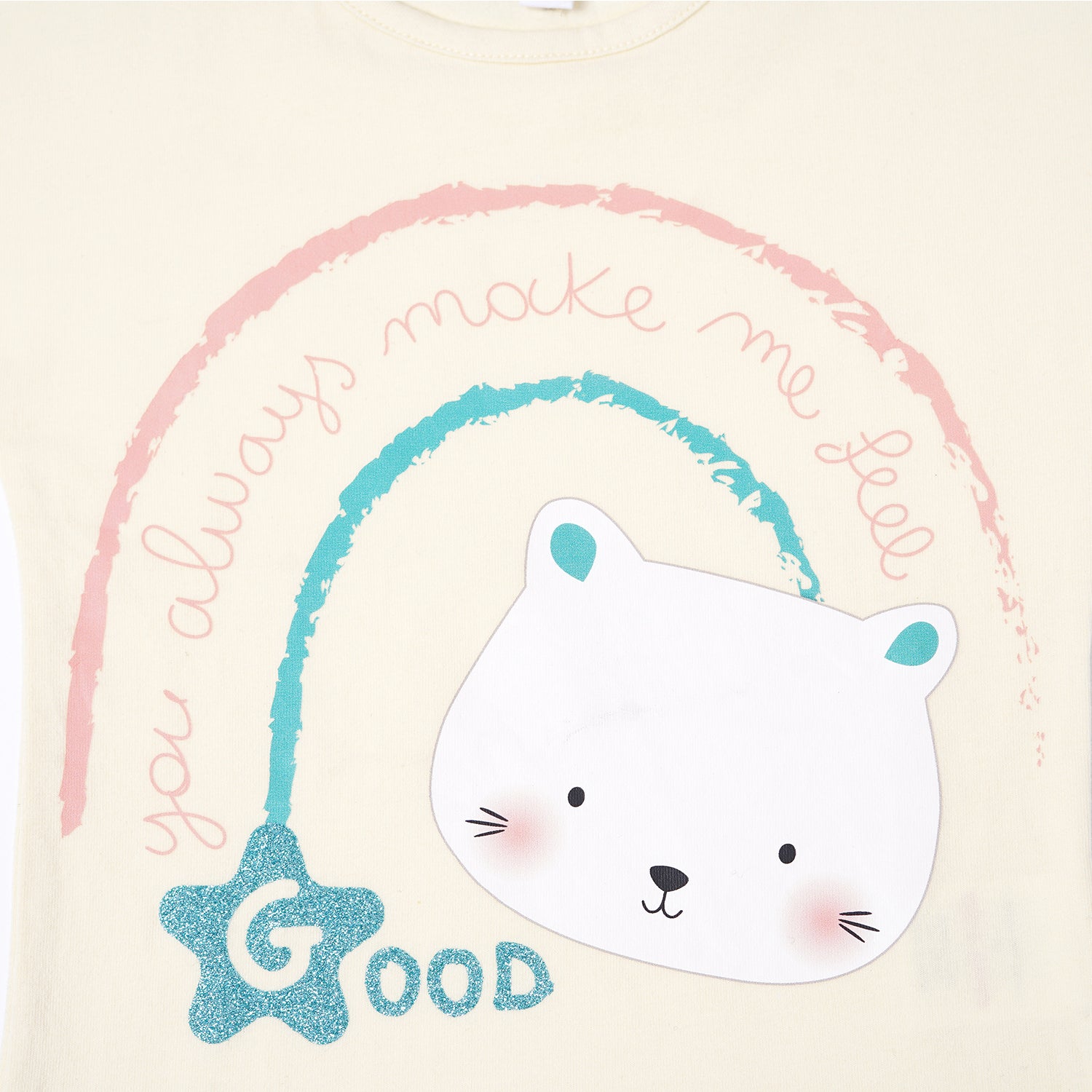 T-Shirt with Pajama Set - Hello Cutie